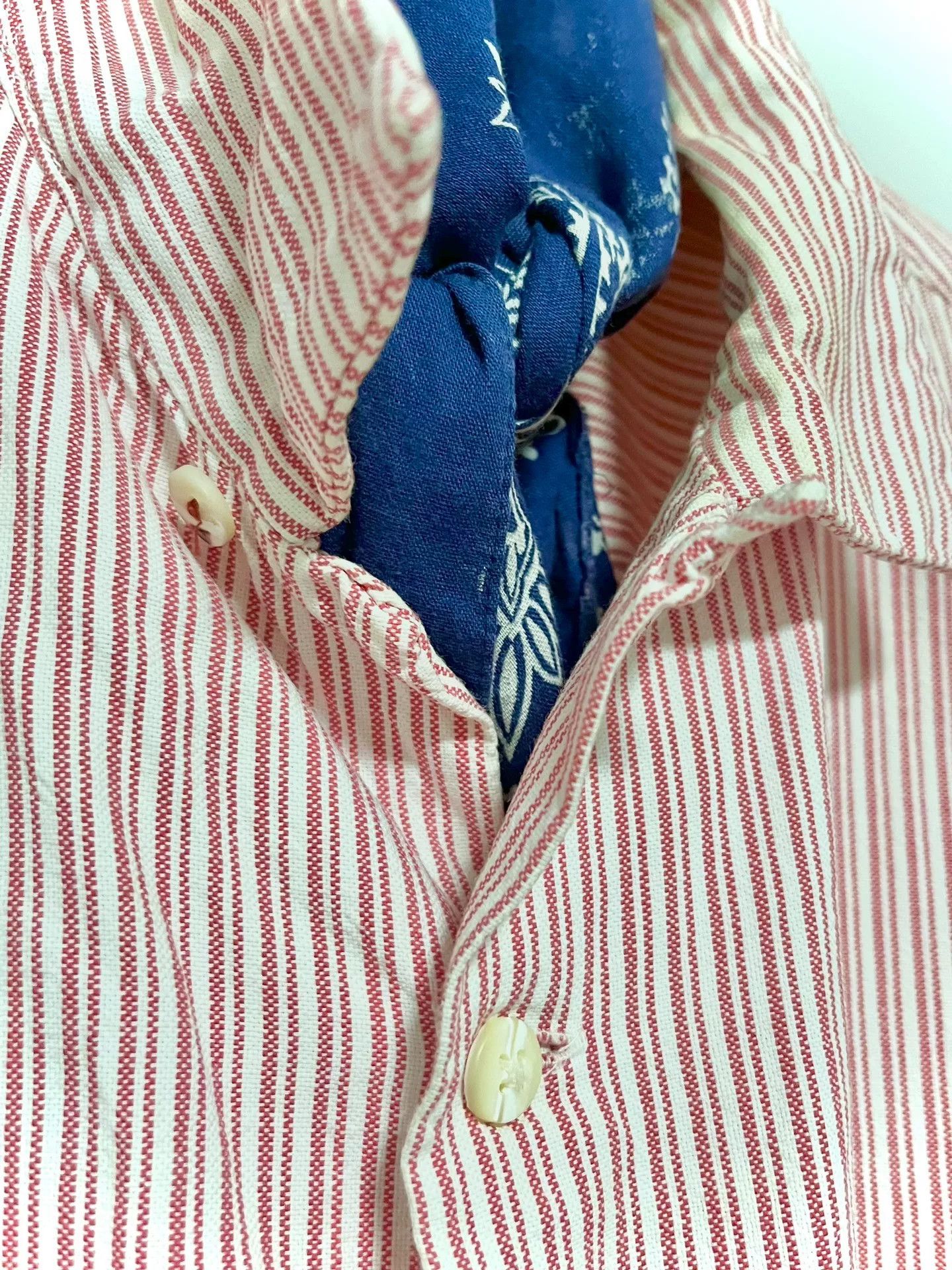45rpm 45RPM Red Stripe Work Shirt Size US L / EU 52-54 / 3 - 2 Thumbnail