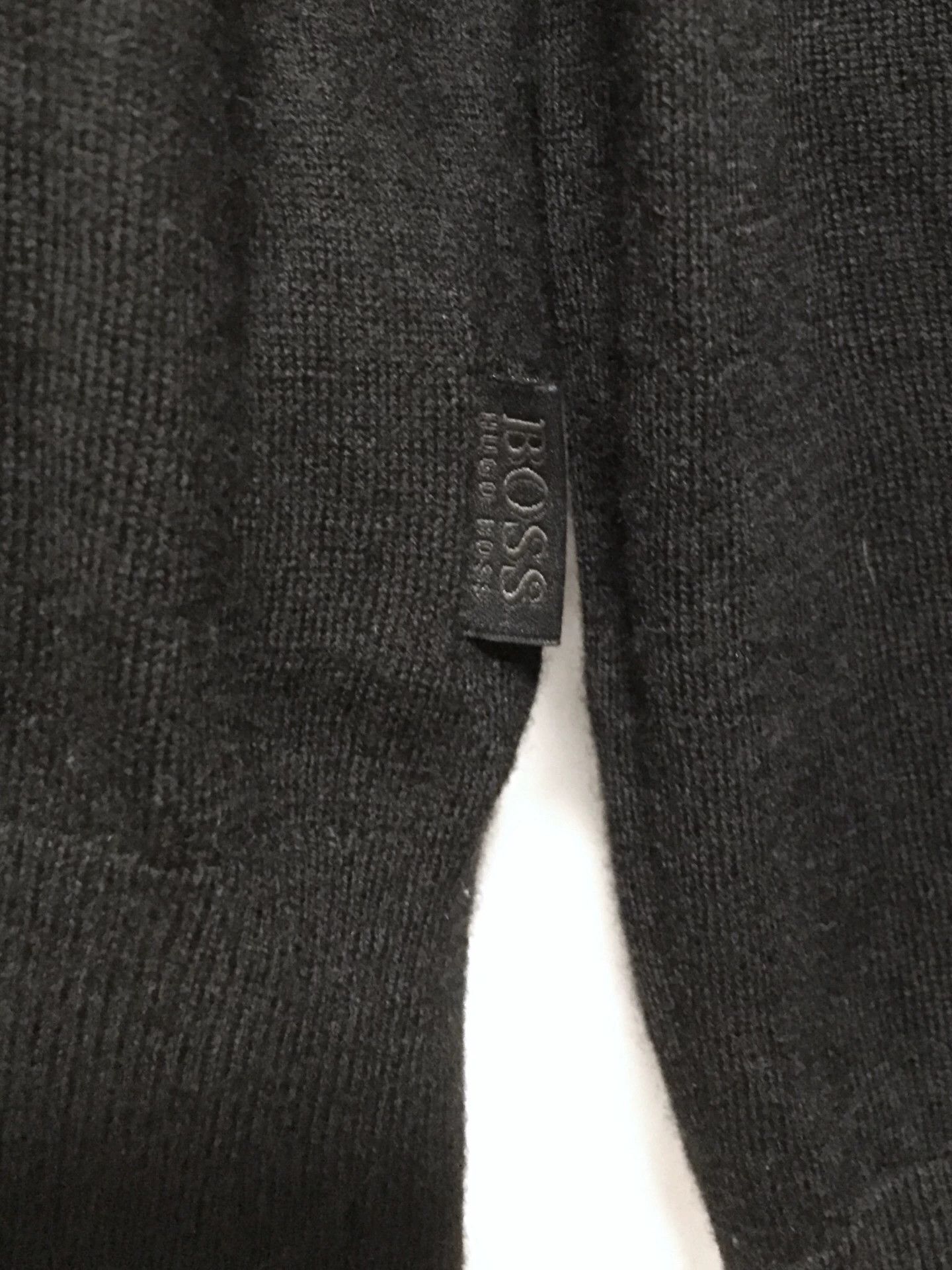 Hugo Boss Hugo Boss Black Polo Knit Sweater Size US M / EU 48-50 / 2 - 4 Thumbnail