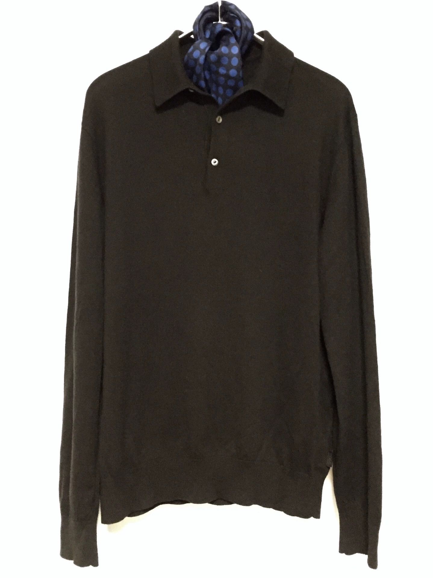 Hugo Boss Hugo Boss Black Polo Knit Sweater Size US M / EU 48-50 / 2 - 3 Thumbnail
