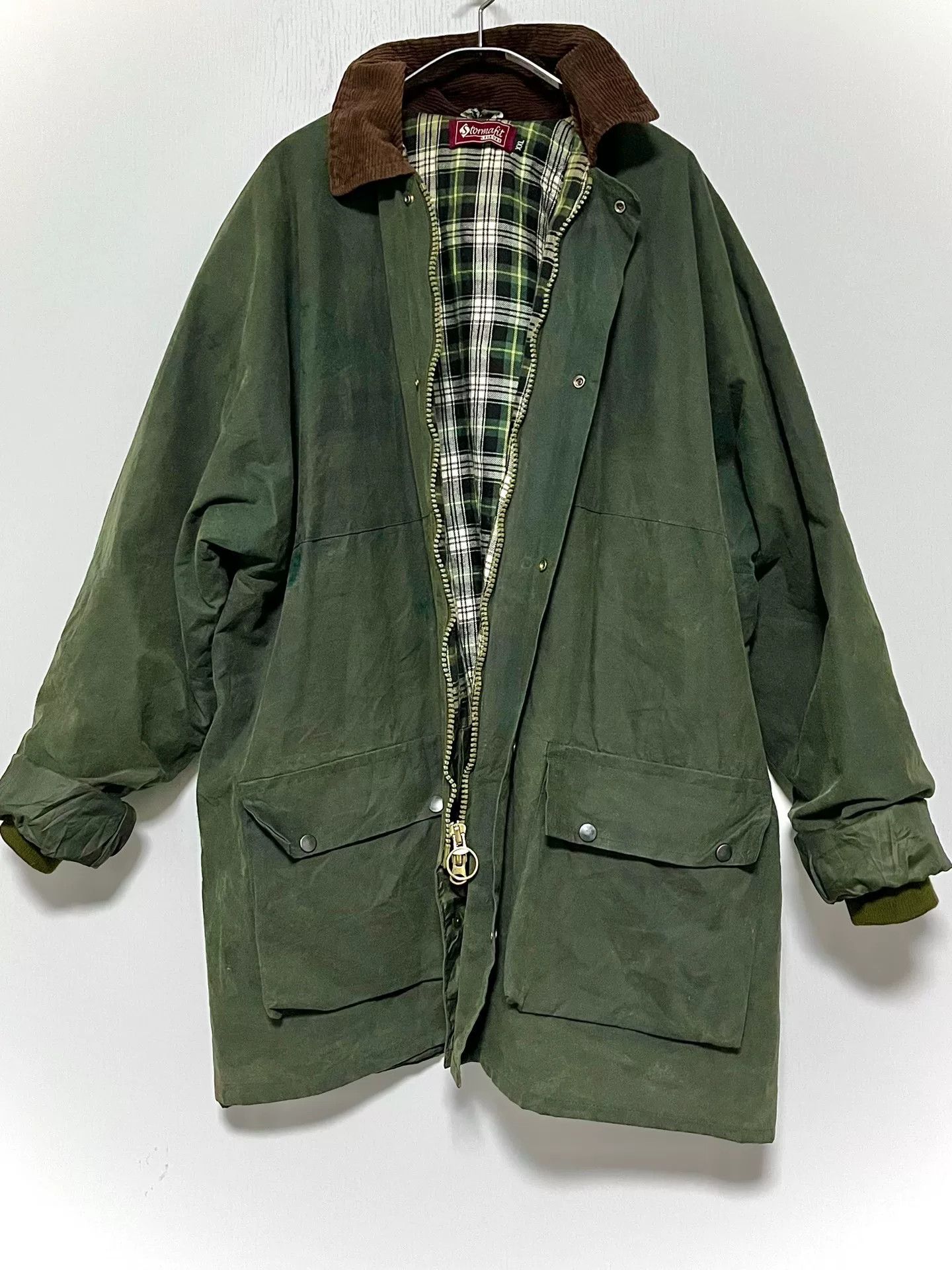 Barbour Barbour Style Waxed Long Coat England Size US XXL / EU 58 / 5 - 2 Thumbnail