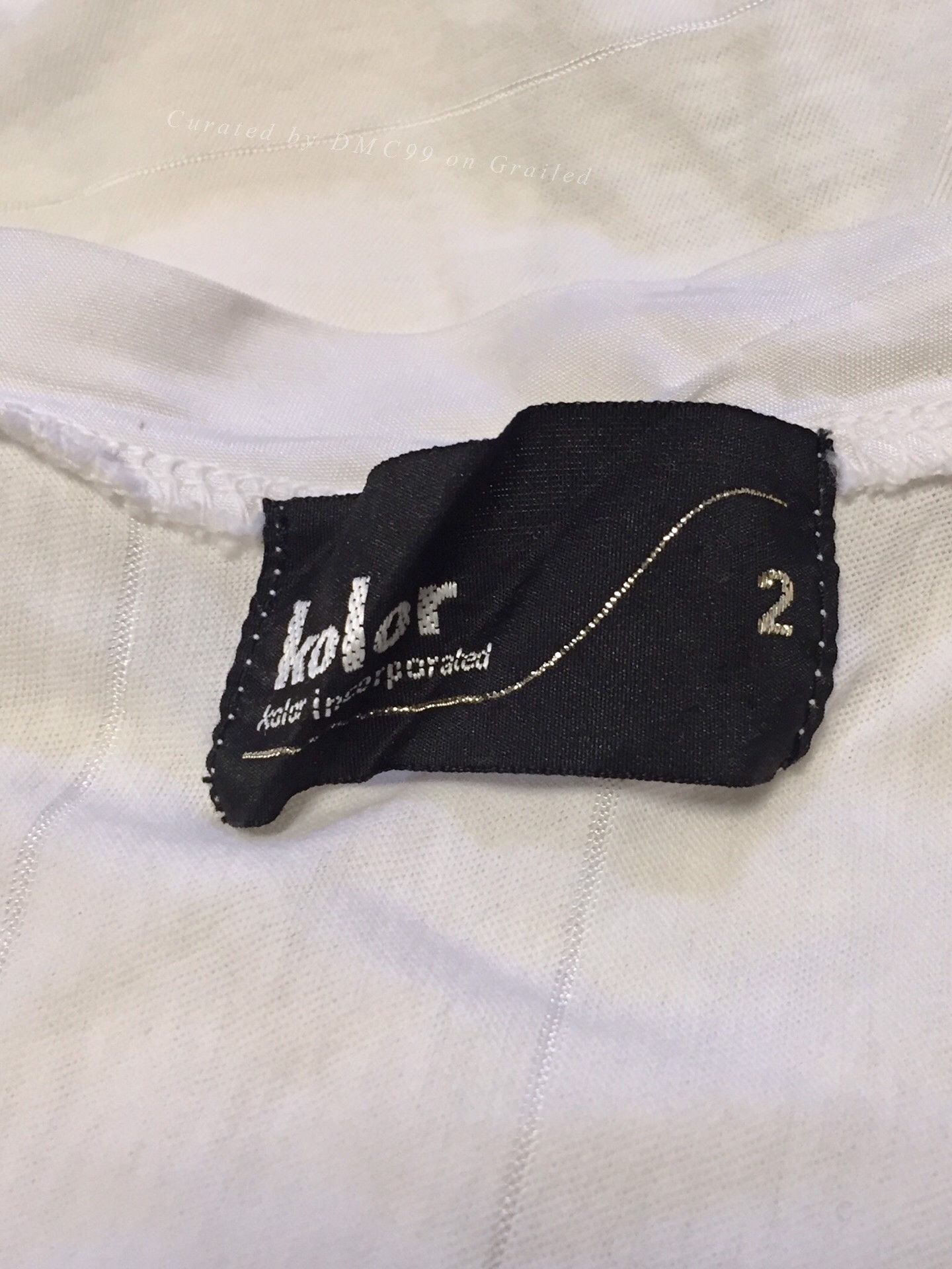 Kolor kolor Junichi Abe V-neck T-shirt Size US M / EU 48-50 / 2 - 2 Thumbnail