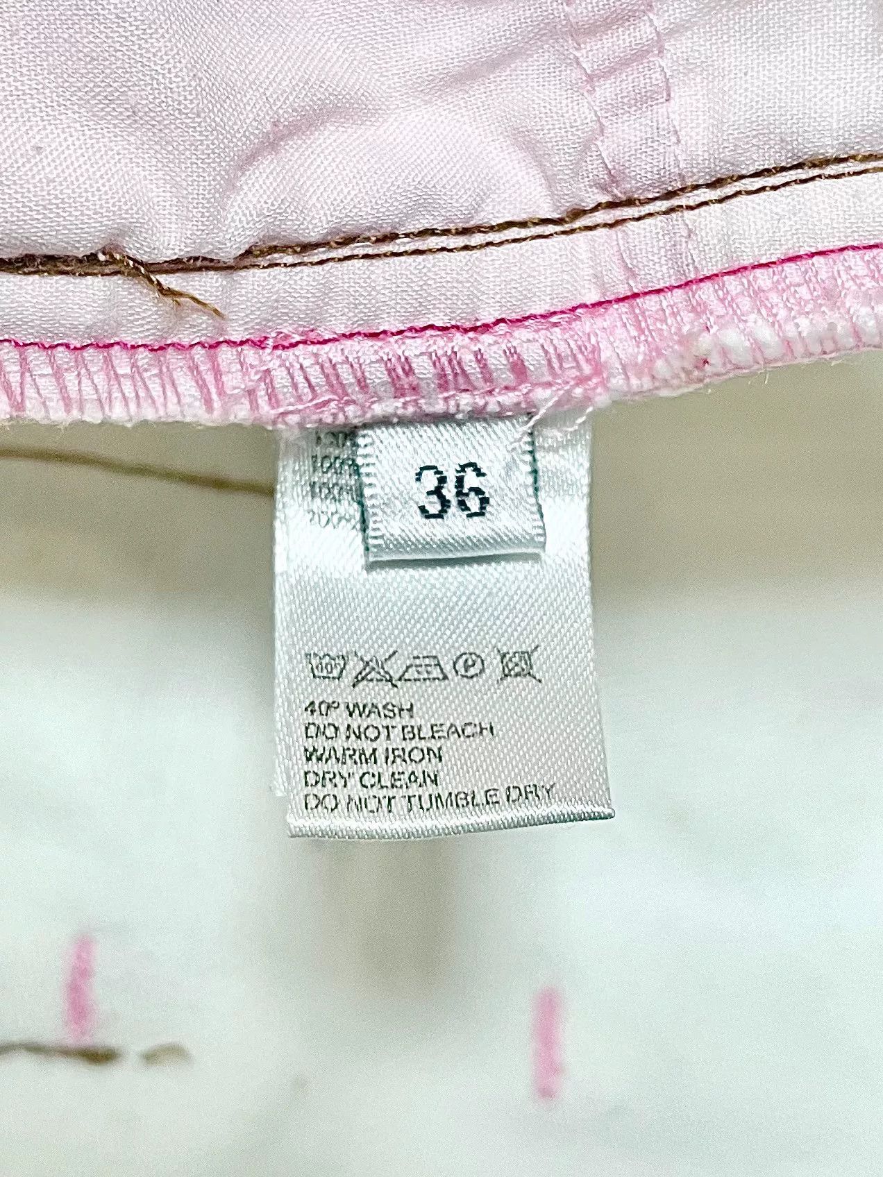 Paul Smith Paul Smith White Jeans with Pink Sashiko Size 36" / US 14 / IT 50 - 9 Thumbnail