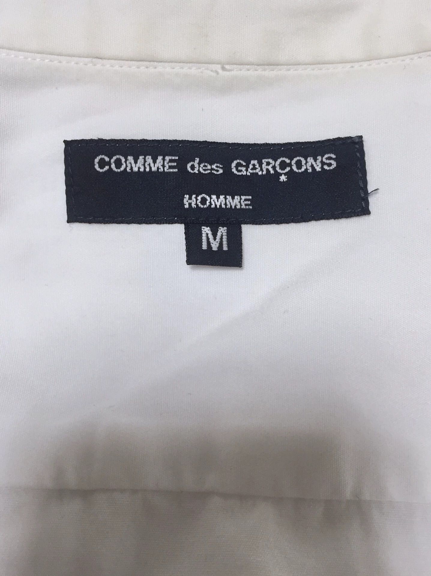 Comme des Garcons Comme des Garcons Wool White Shirt Size US M / EU 48-50 / 2 - 2 Thumbnail