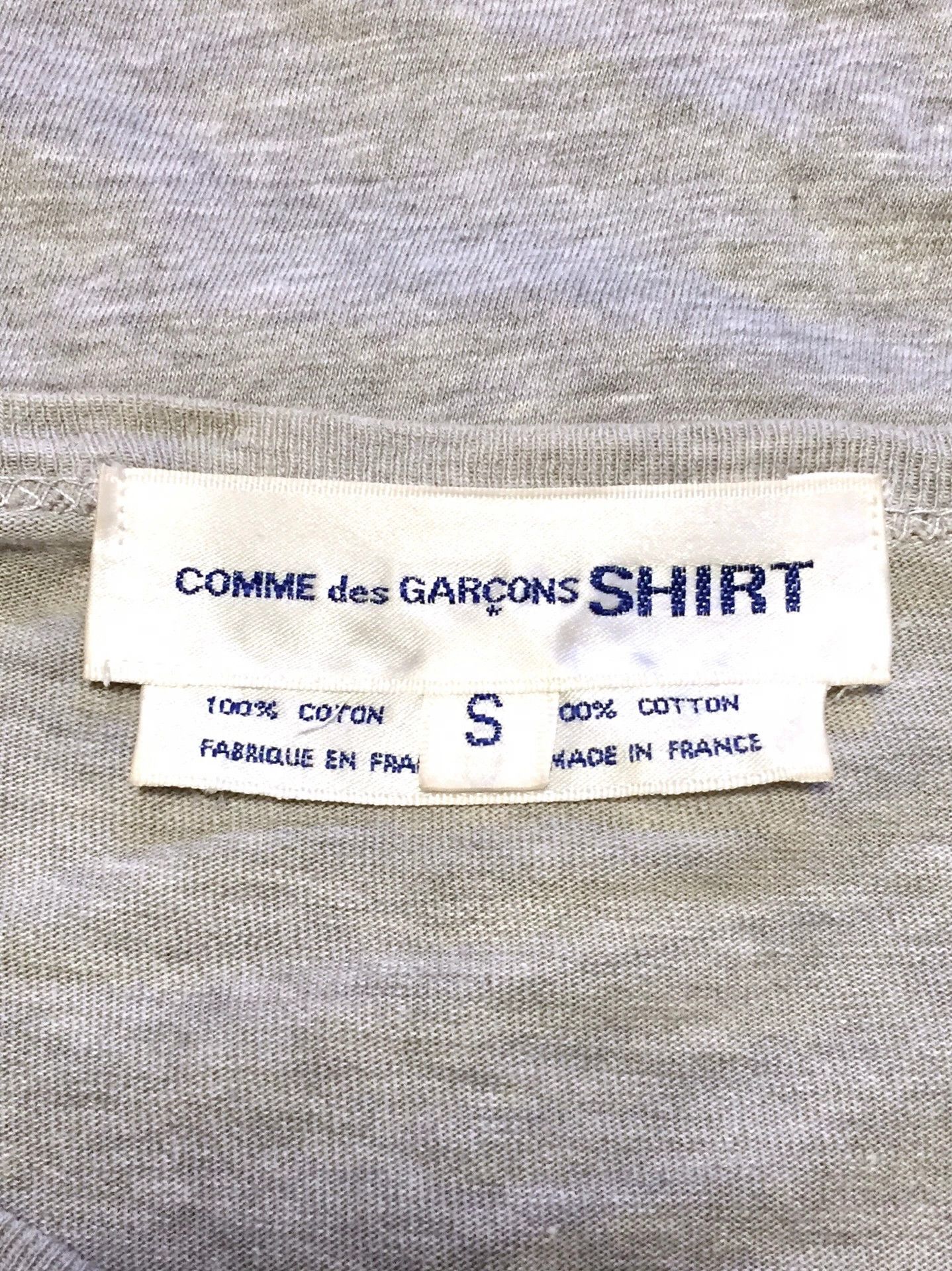 Comme des Garcons Comme des Garçons Snow Gray T-shirt Size US S / EU 44-46 / 1 - 2 Thumbnail