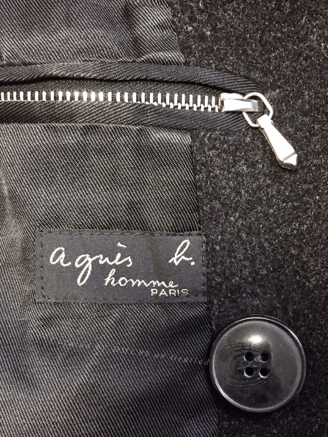 agnes b. agnes b. Homme Paris Gray Wool P-coat Size US S / EU 44-46 / 1 - 2 Thumbnail