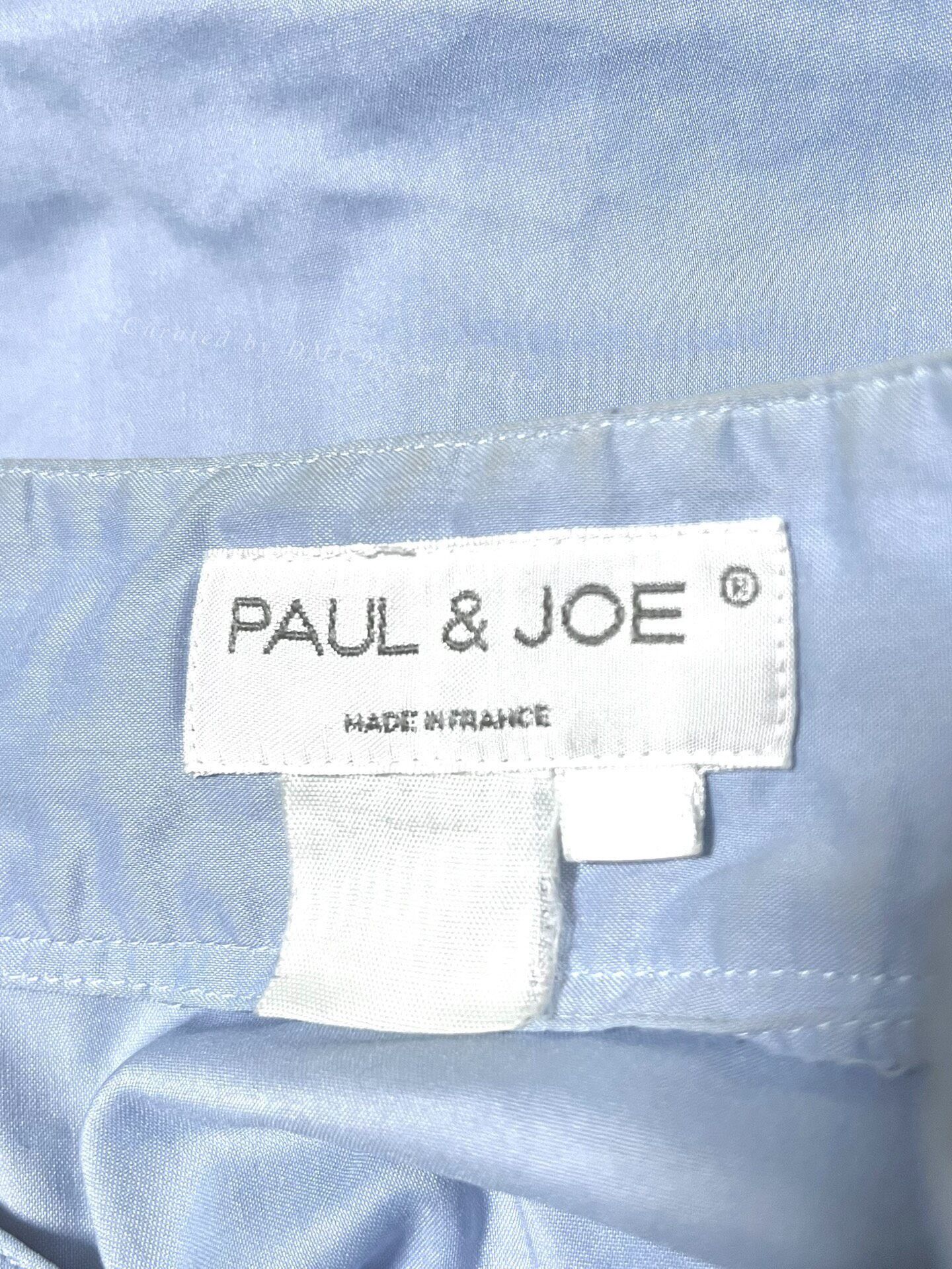 Paul & Joe Paul Joe Light Blue Stand-Collar Shirt Size US S / EU 44-46 / 1 - 7 Thumbnail