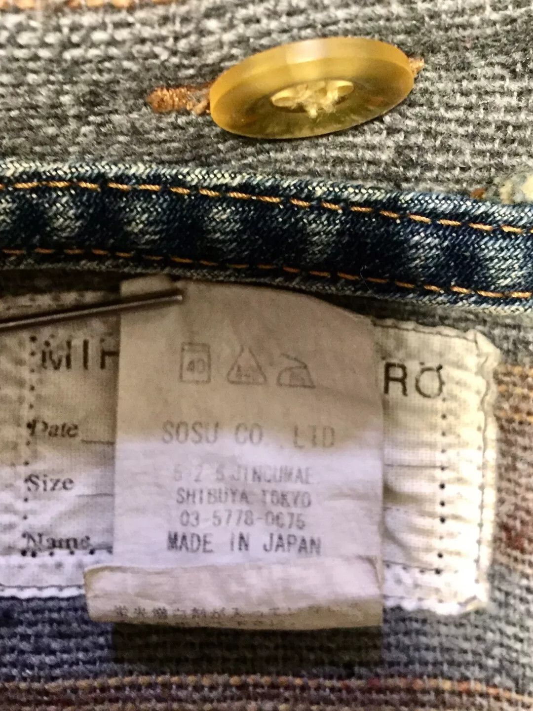 Maison MIHARA YASUHIRO Maison Mihara Archive Levi's 557 Denim Jacket Size US S / EU 44-46 / 1 - 7 Thumbnail
