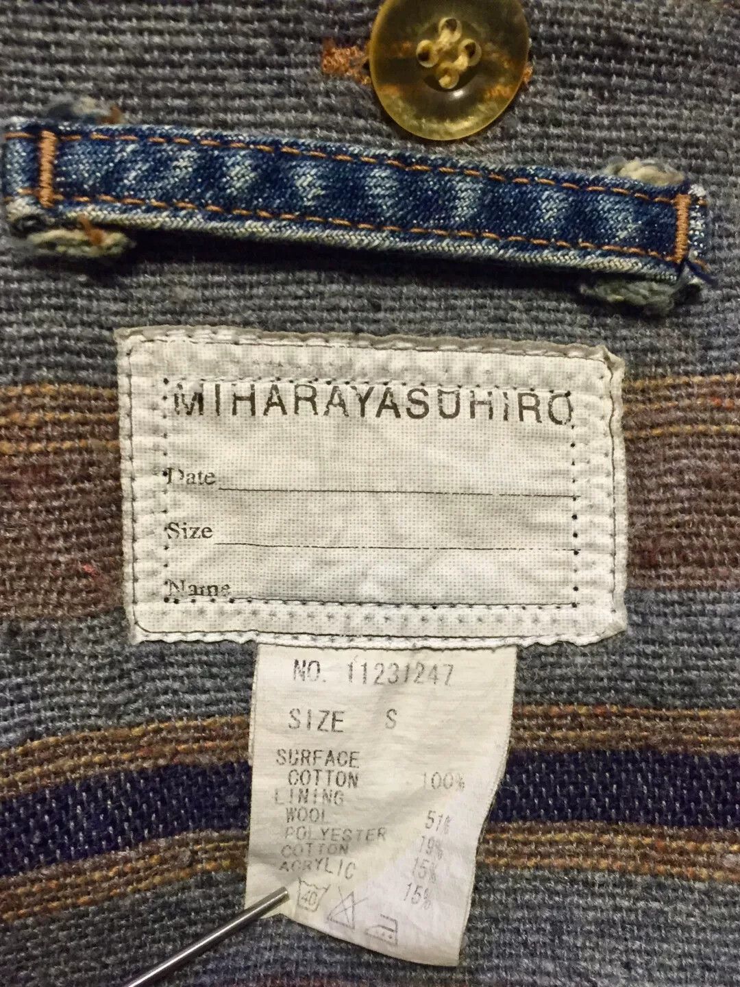 Maison MIHARA YASUHIRO Maison Mihara Archive Levi's 557 Denim Jacket Size US S / EU 44-46 / 1 - 2 Thumbnail