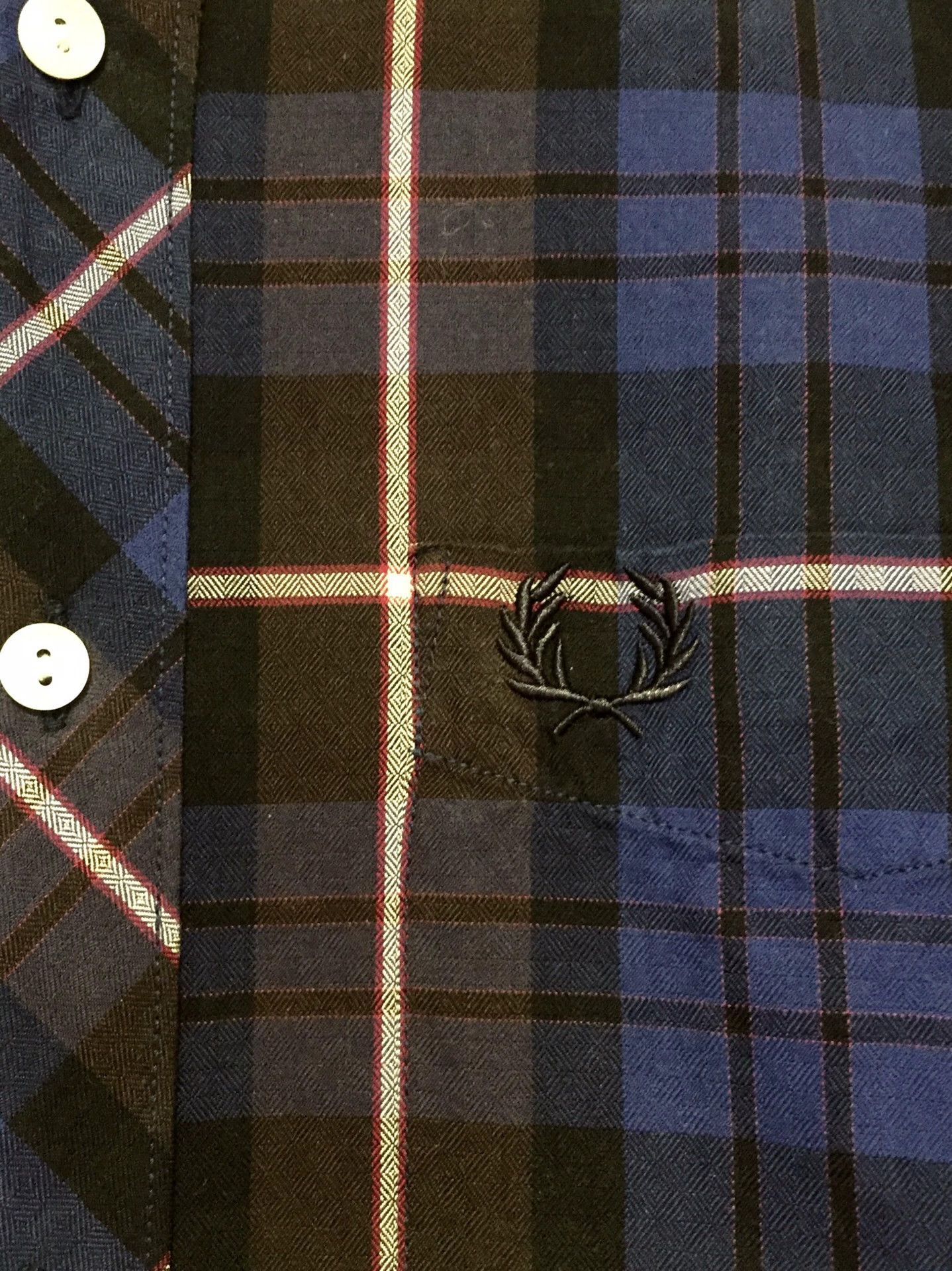Fred Perry Fred Perry Slim Fit Check Shirt Size US M / EU 48-50 / 2 - 2 Thumbnail