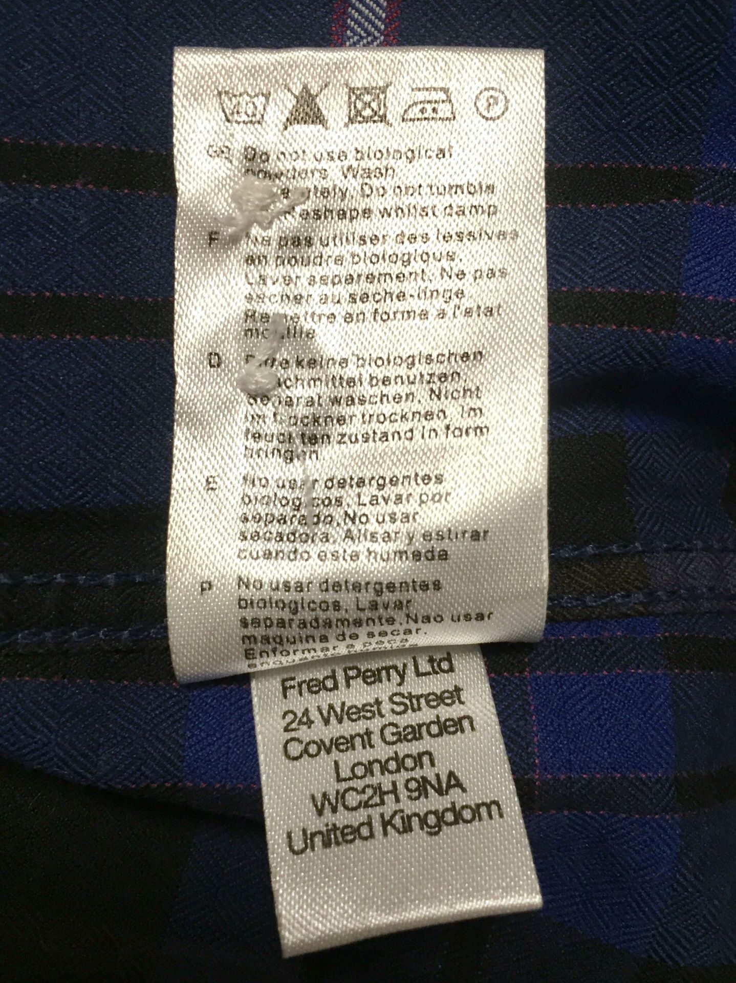 Fred Perry Fred Perry Slim Fit Check Shirt Size US M / EU 48-50 / 2 - 9 Thumbnail