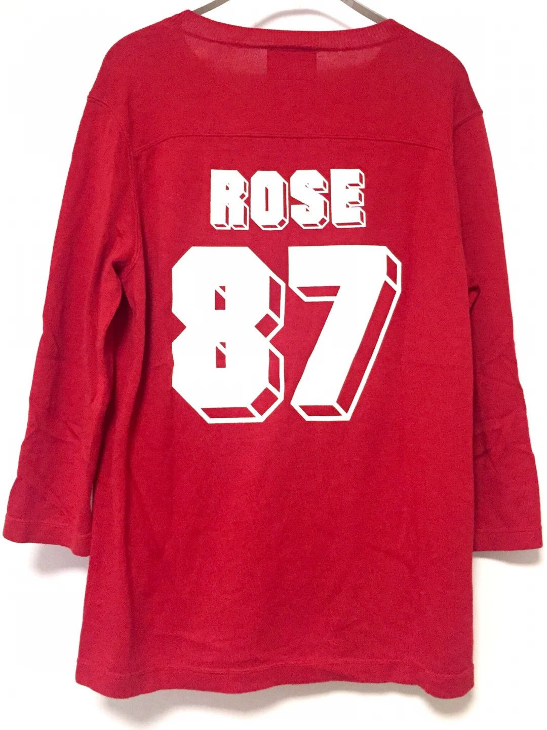 DEN IM by SIKI IM Number (N)ine 2006SS Archive Red 3/4 Sleeve Knit Size US M / EU 48-50 / 2 - 4 Thumbnail