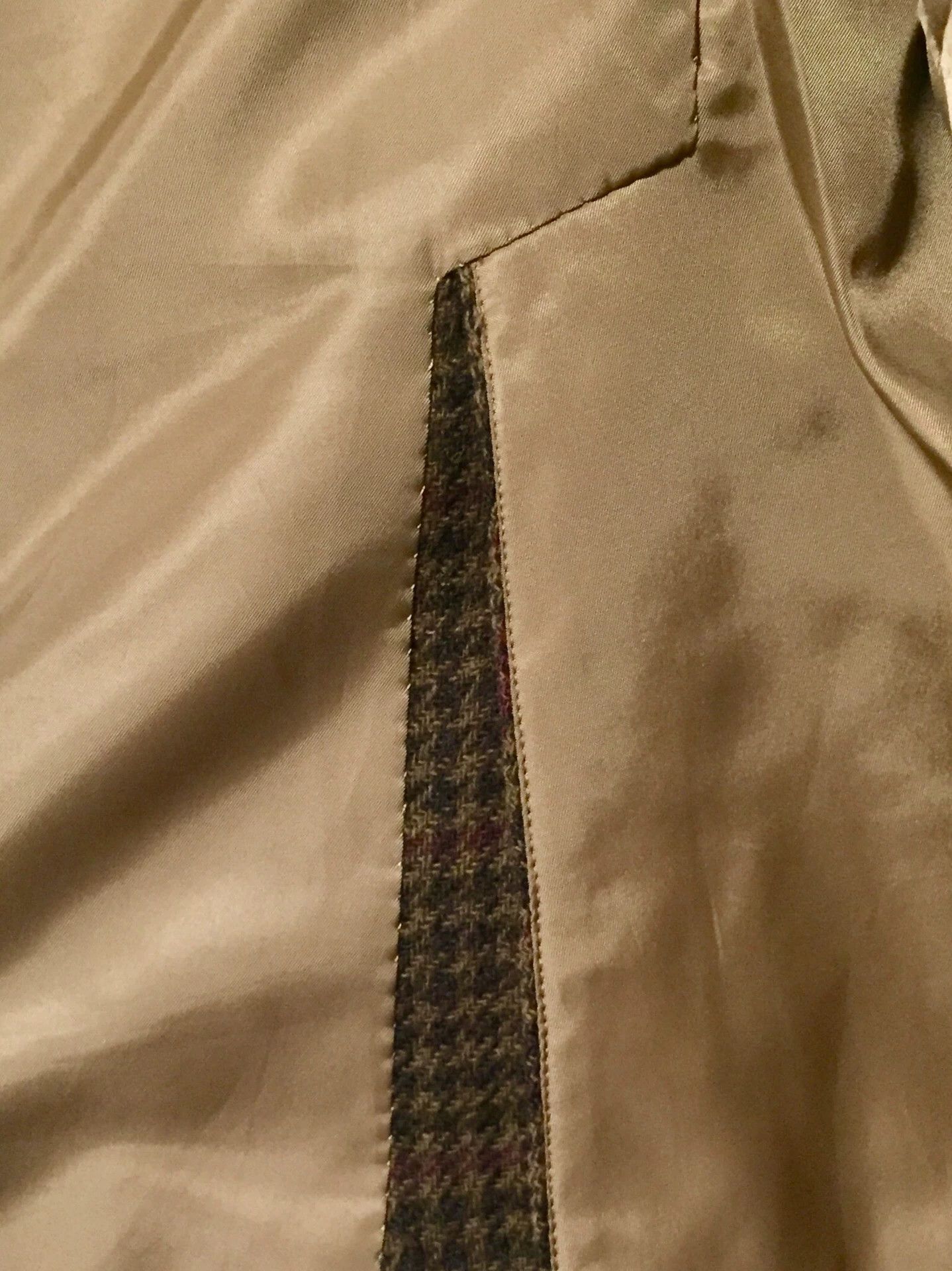 Tommy Hilfiger Tommy Hilfiger Coffee Houndstooth Wool Blazer Size US M / EU 48-50 / 2 - 7 Thumbnail