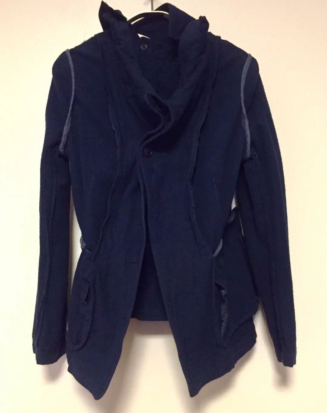 Rei Kawakubo Comme des Garçons Indigo Dyed Cotton Jacket Size US S / EU 44-46 / 1 - 2 Thumbnail