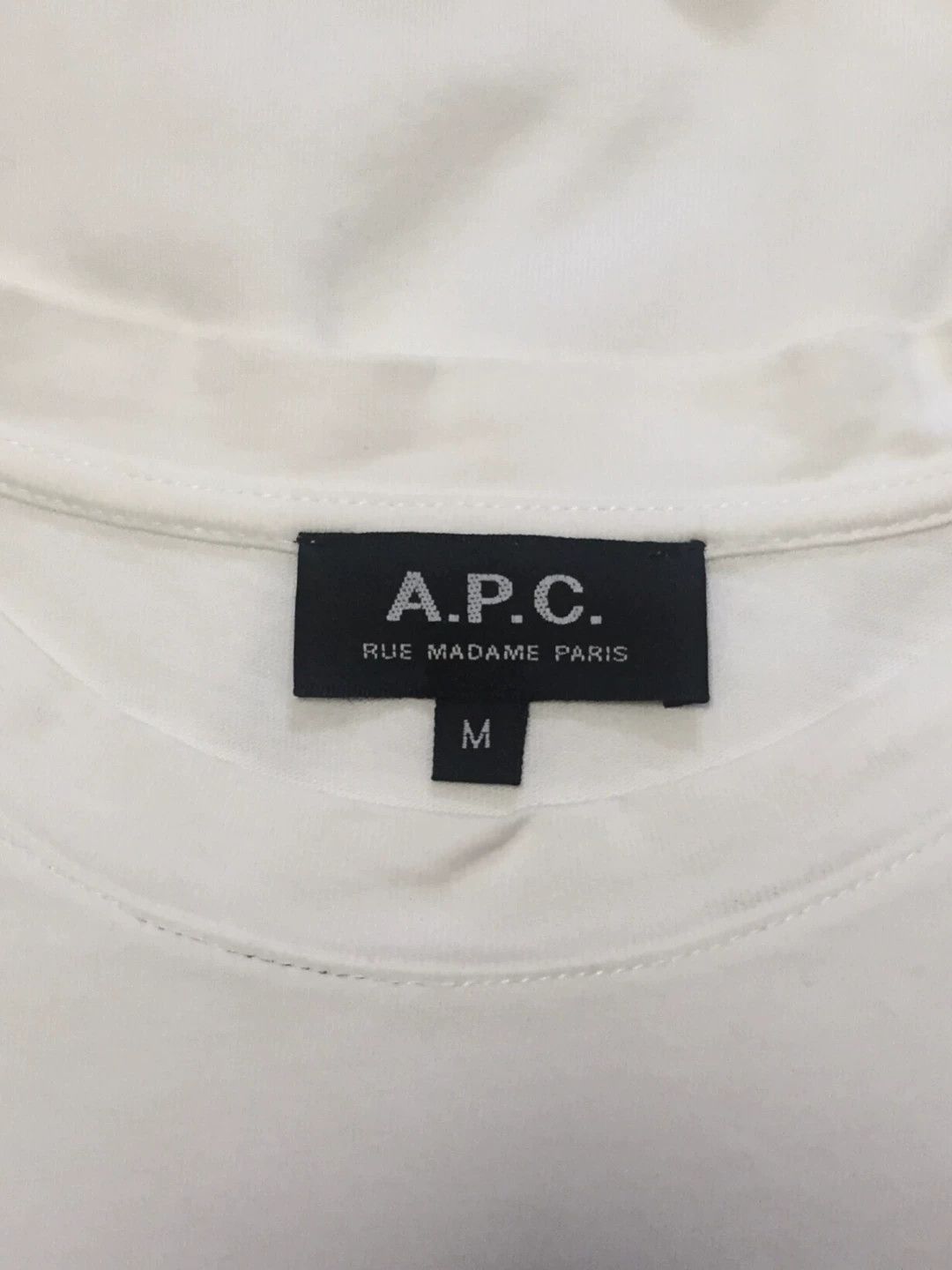 A.P.C. APC Summer White T-shirt Size US M / EU 48-50 / 2 - 3 Thumbnail