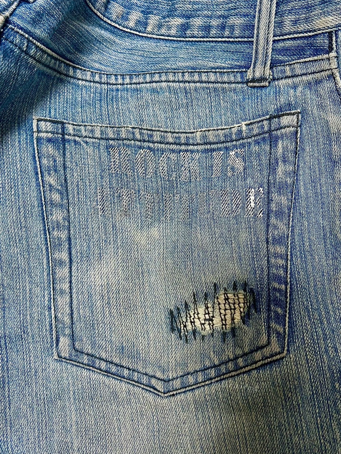 Undercover Undercover Vintage Sashiko Jeans Size US 26 / EU 42 - 9 Thumbnail