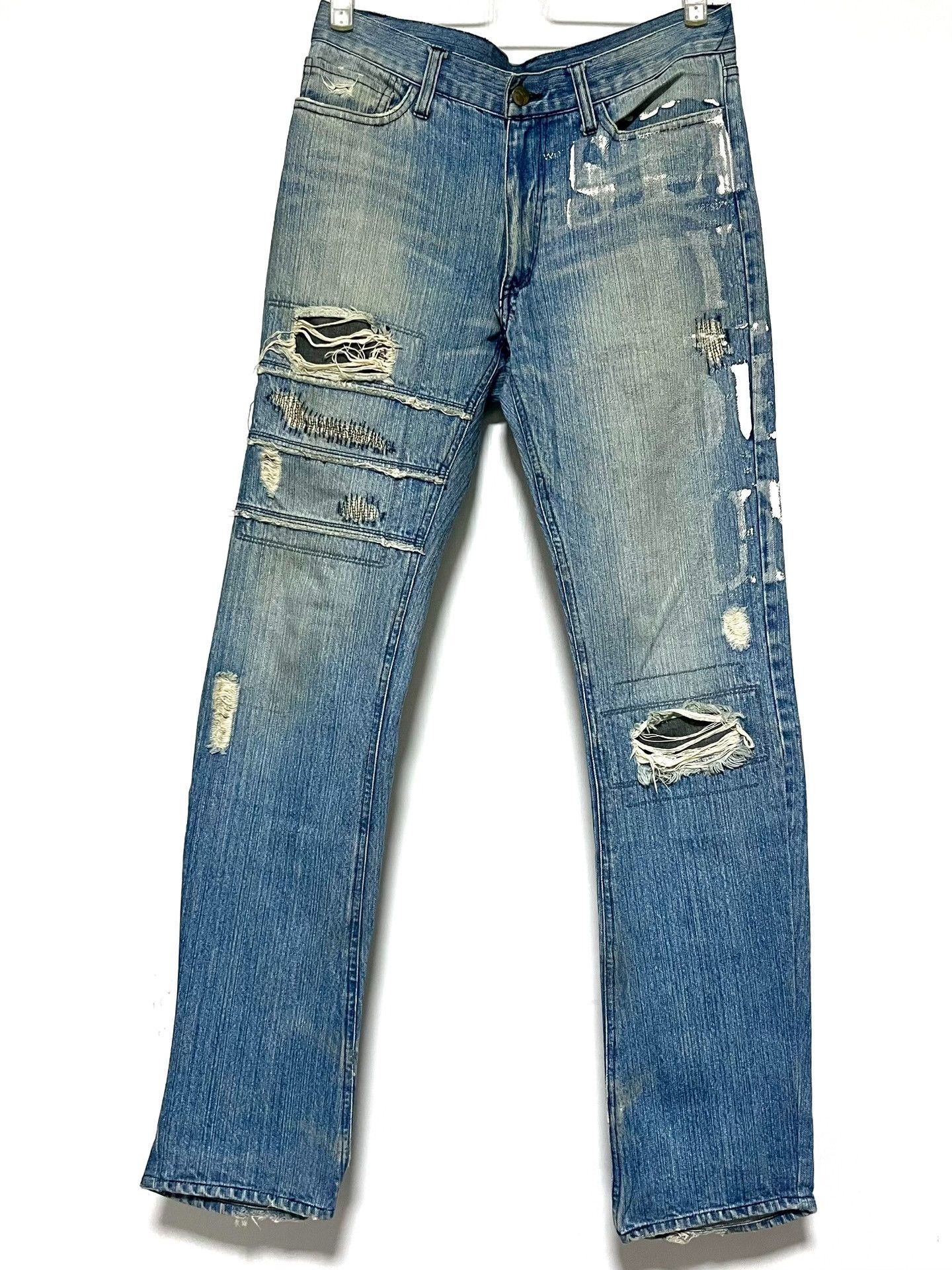 Undercover Undercover Vintage Sashiko Jeans Size US 26 / EU 42 - 2 Thumbnail