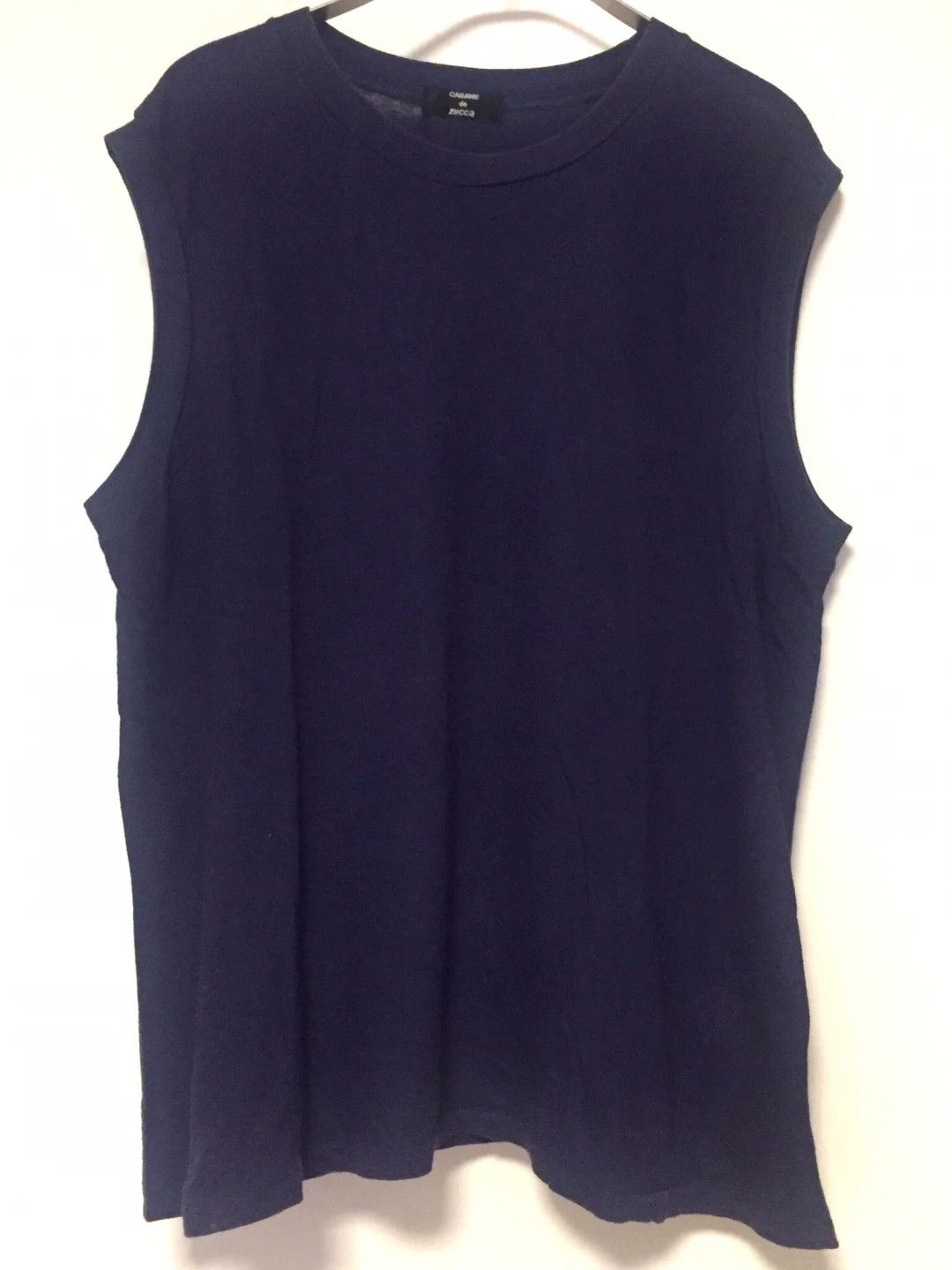 CABANE de ZUCCa Cabane de Zucca Navy Sleeveless T-shirt Size US M / EU 48-50 / 2 - 2 Thumbnail