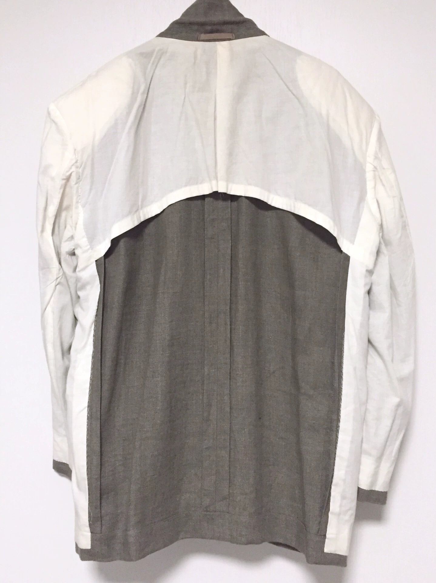 Comme des Garcons Comme des Garcons Green Linen Blazer Size US S / EU 44-46 / 1 - 7 Thumbnail
