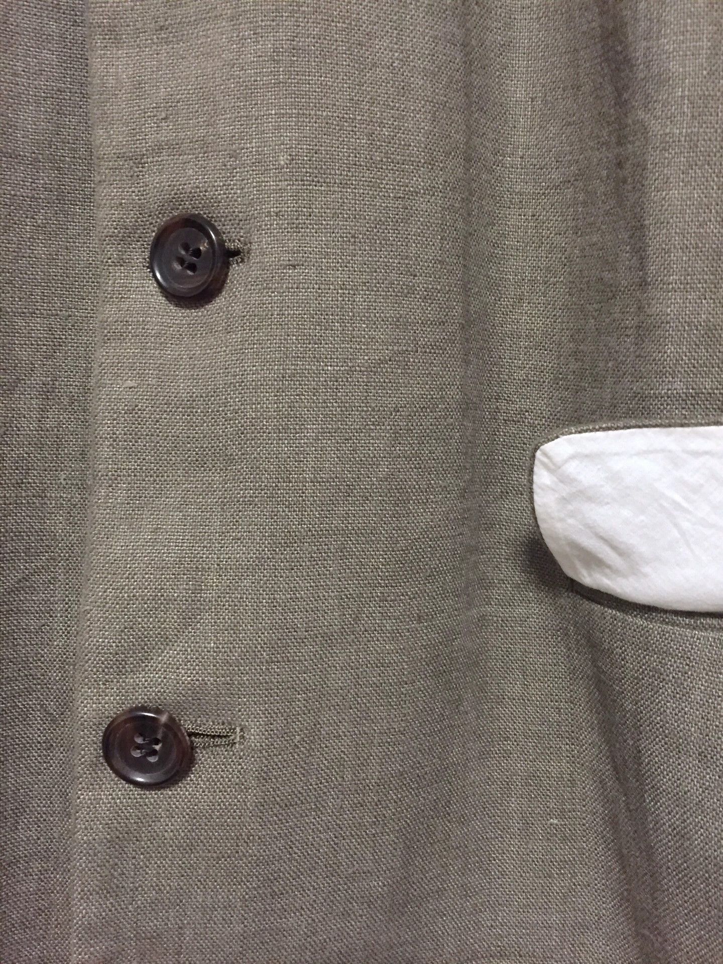 Comme des Garcons Comme des Garcons Green Linen Blazer Size US S / EU 44-46 / 1 - 2 Thumbnail