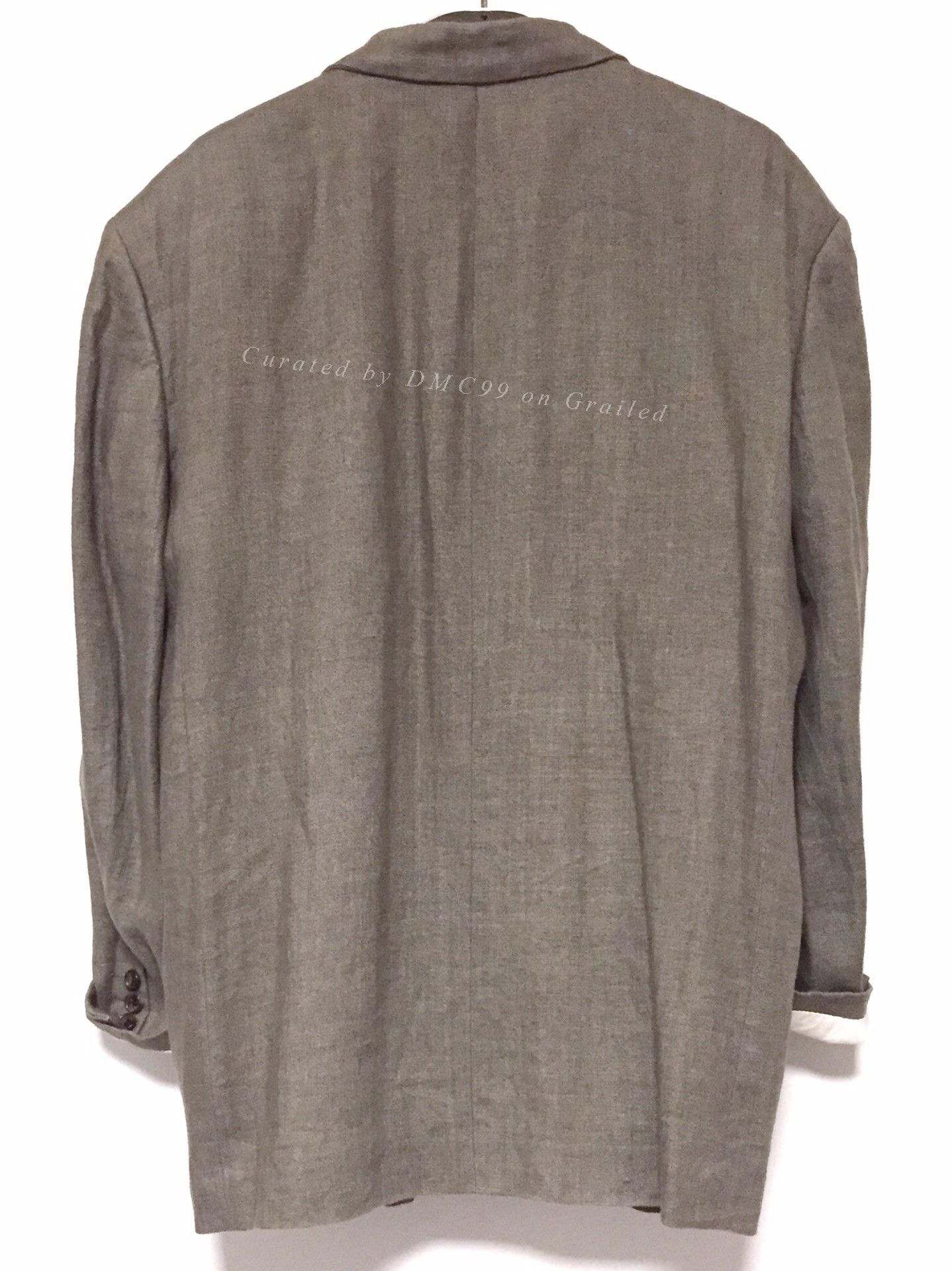 Comme des Garcons Comme des Garcons Green Linen Blazer Size US S / EU 44-46 / 1 - 5 Thumbnail