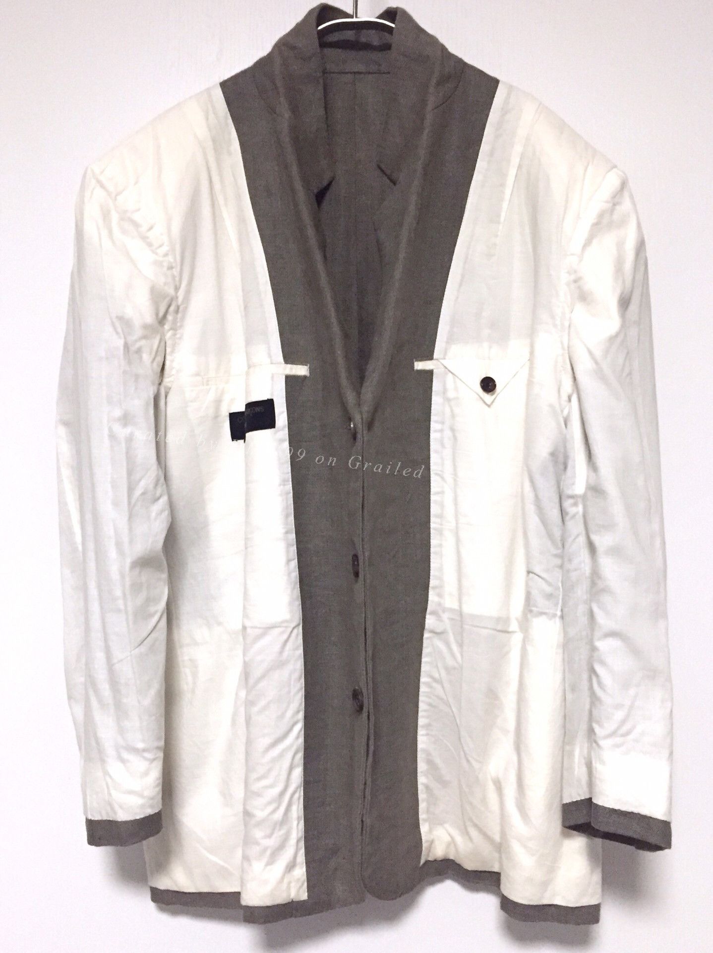 Comme des Garcons Comme des Garcons Green Linen Blazer Size US S / EU 44-46 / 1 - 6 Thumbnail