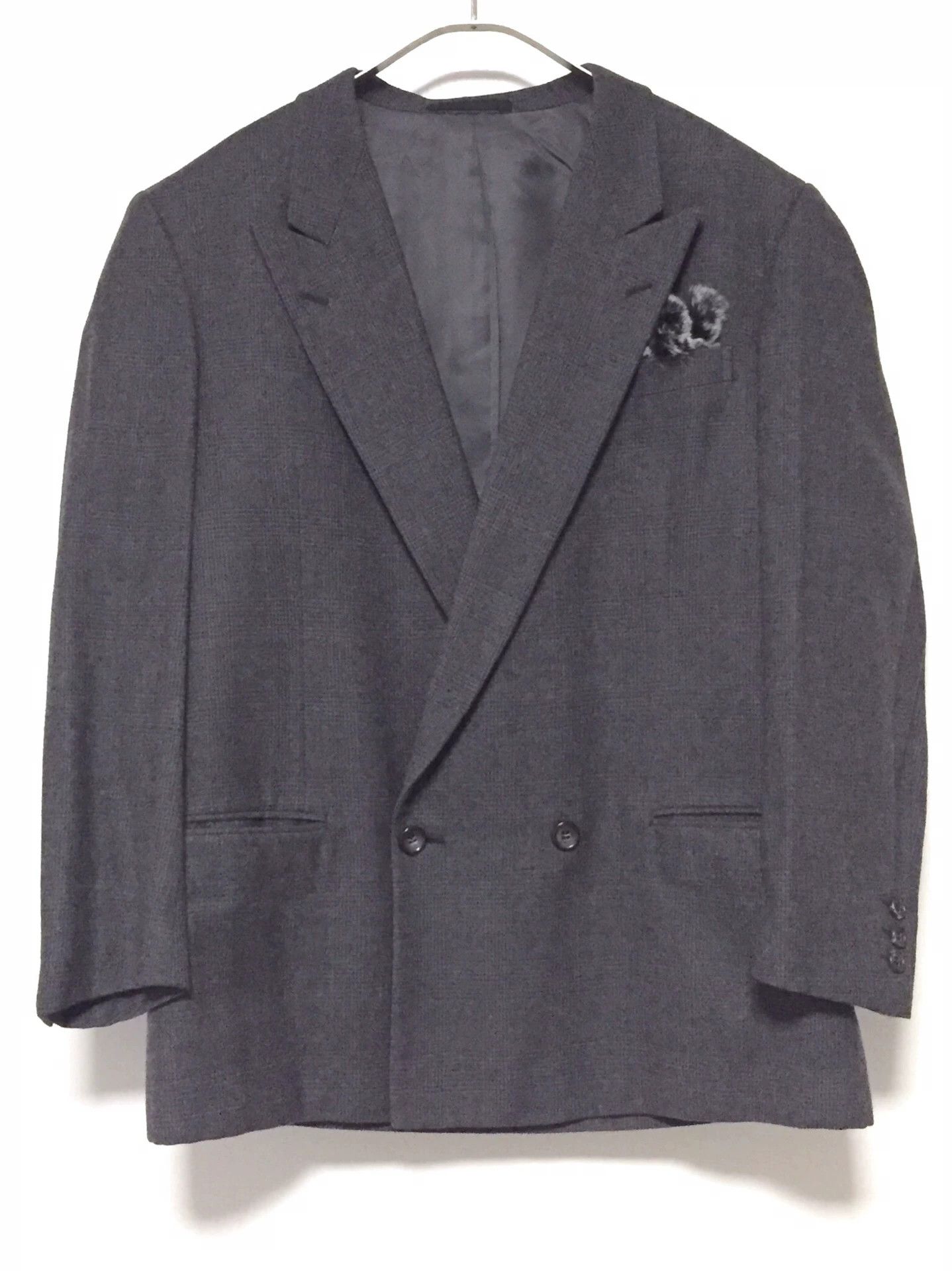 Comme des Garcons Comme des Garcons Deux Gray Wool Blazer Size US S / EU 44-46 / 1 - 2 Thumbnail