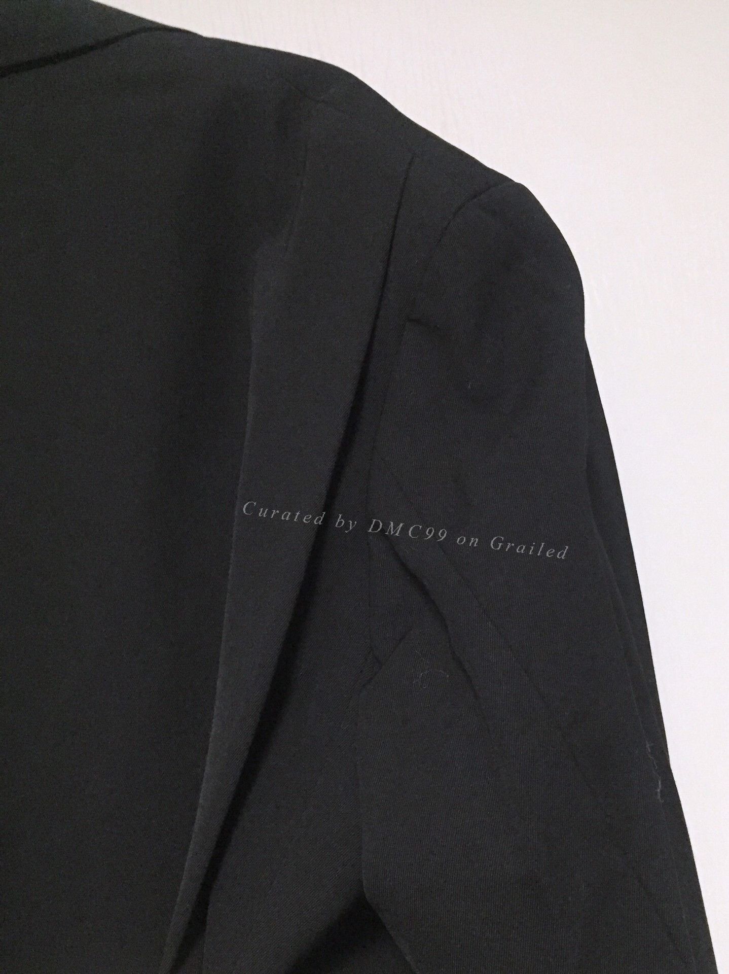 Yohji Yamamoto Yohji Yamamoto Y's Men Black Wool Coat Size US M / EU 48-50 / 2 - 6 Thumbnail