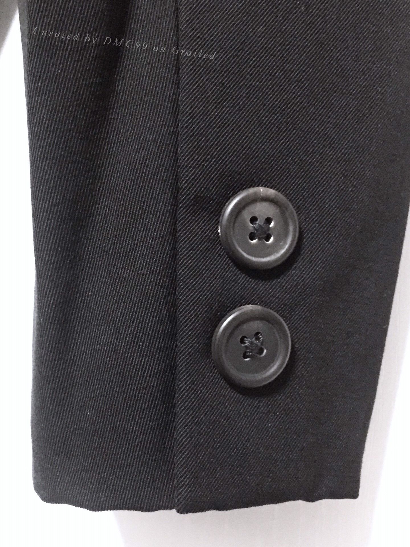 Yohji Yamamoto Yohji Yamamoto Y's Men Black Wool Coat Size US M / EU 48-50 / 2 - 7 Thumbnail