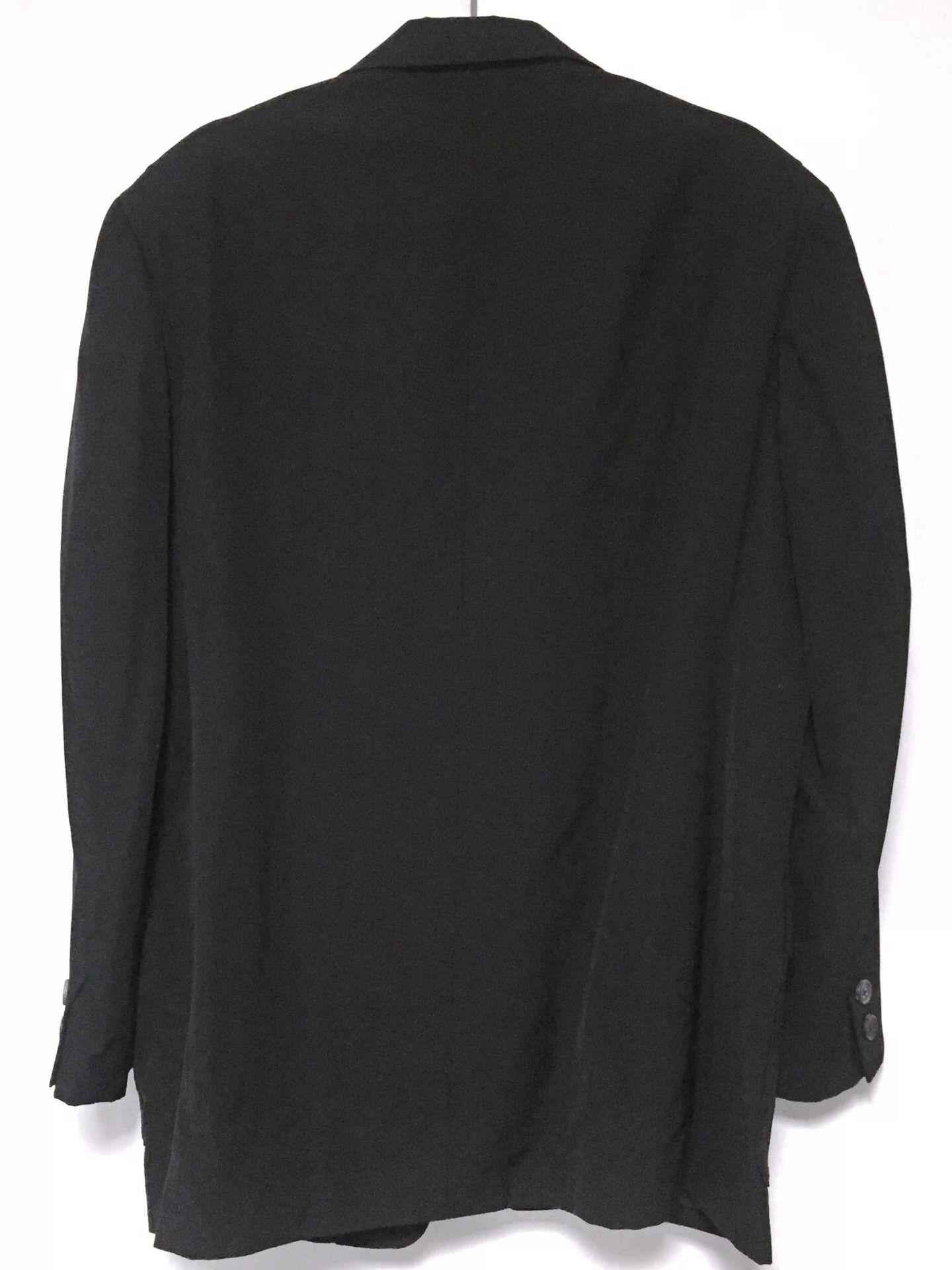 Yohji Yamamoto Yohji Yamamoto Y's Men Black Wool Coat Size US M / EU 48-50 / 2 - 8 Thumbnail