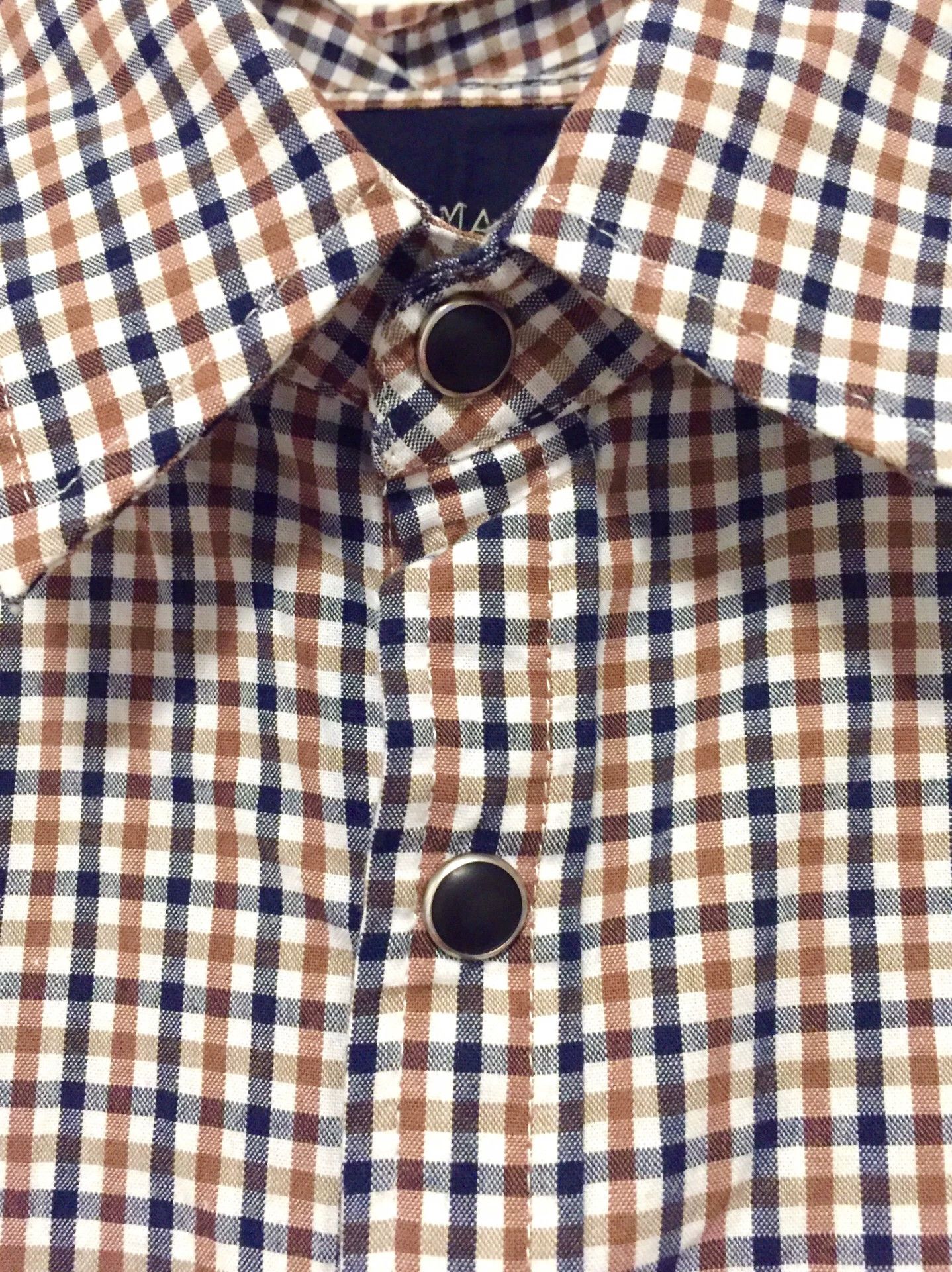 Topshop Topshop Topman British Plaid Shirt Size US XS / EU 42 / 0 - 2 Thumbnail