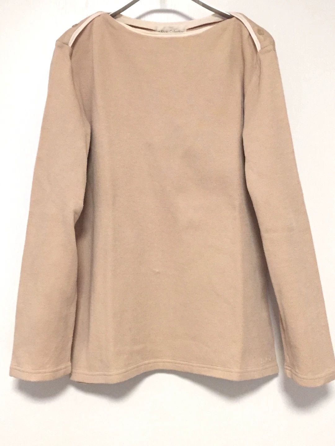Calvin Klein CK Calvin Klein Collection Flesh Sweatshirt Size L / US 10 / IT 46 - 2 Thumbnail