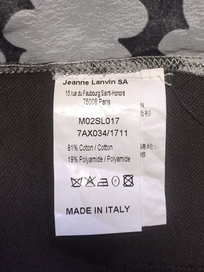 Lanvin LANVIN Runway Black Floral Sweatshirt Size US M / EU 48-50 / 2 - 6 Thumbnail