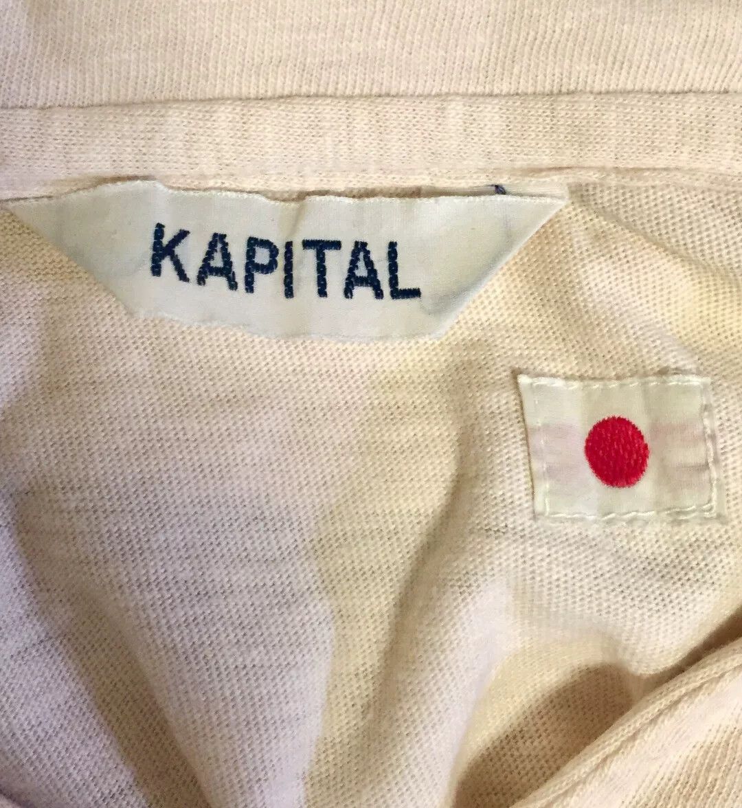 Vintage Kapital Kiro Hirata Cotton T-Shirt Size US S / EU 44-46 / 1 - 2 Thumbnail