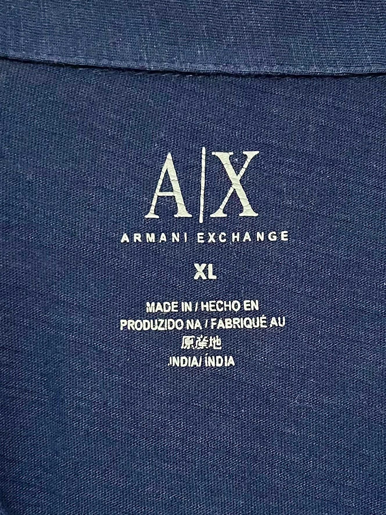 Armani Armani Oversized Deep V Henley Knit Shirt Size US XL / EU 56 / 4 - 2 Thumbnail