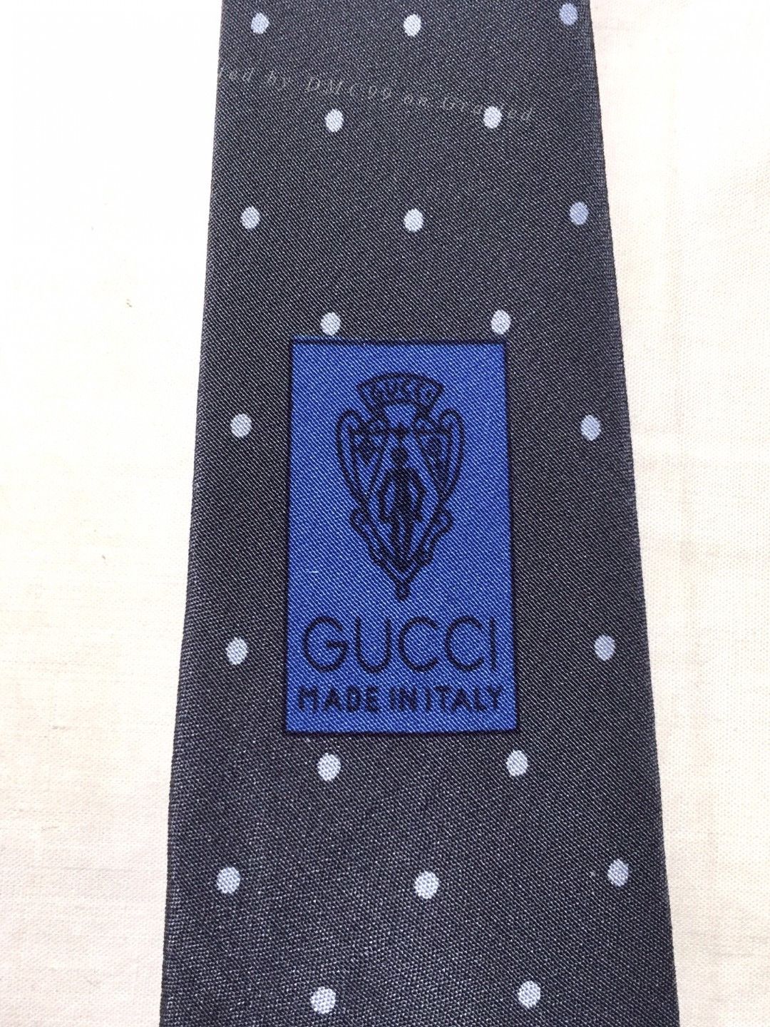 Gucci Gucci Silk Italian Handmade Tie Size ONE SIZE - 4 Thumbnail