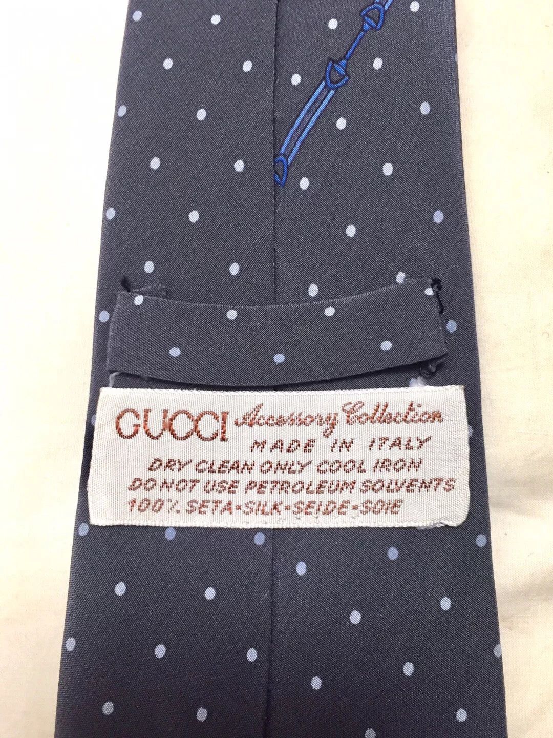 Gucci Gucci Silk Italian Handmade Tie Size ONE SIZE - 6 Thumbnail