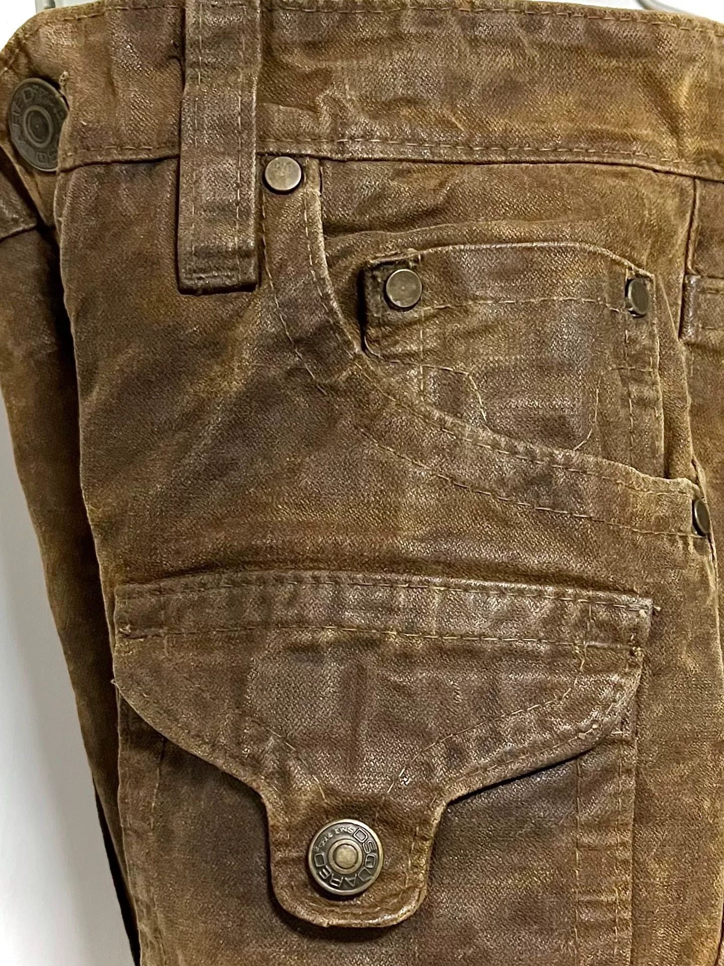 Dsquared2 DSQUARED2 Limited Waxed Jeans Size 40" / US 18 - 2 Thumbnail