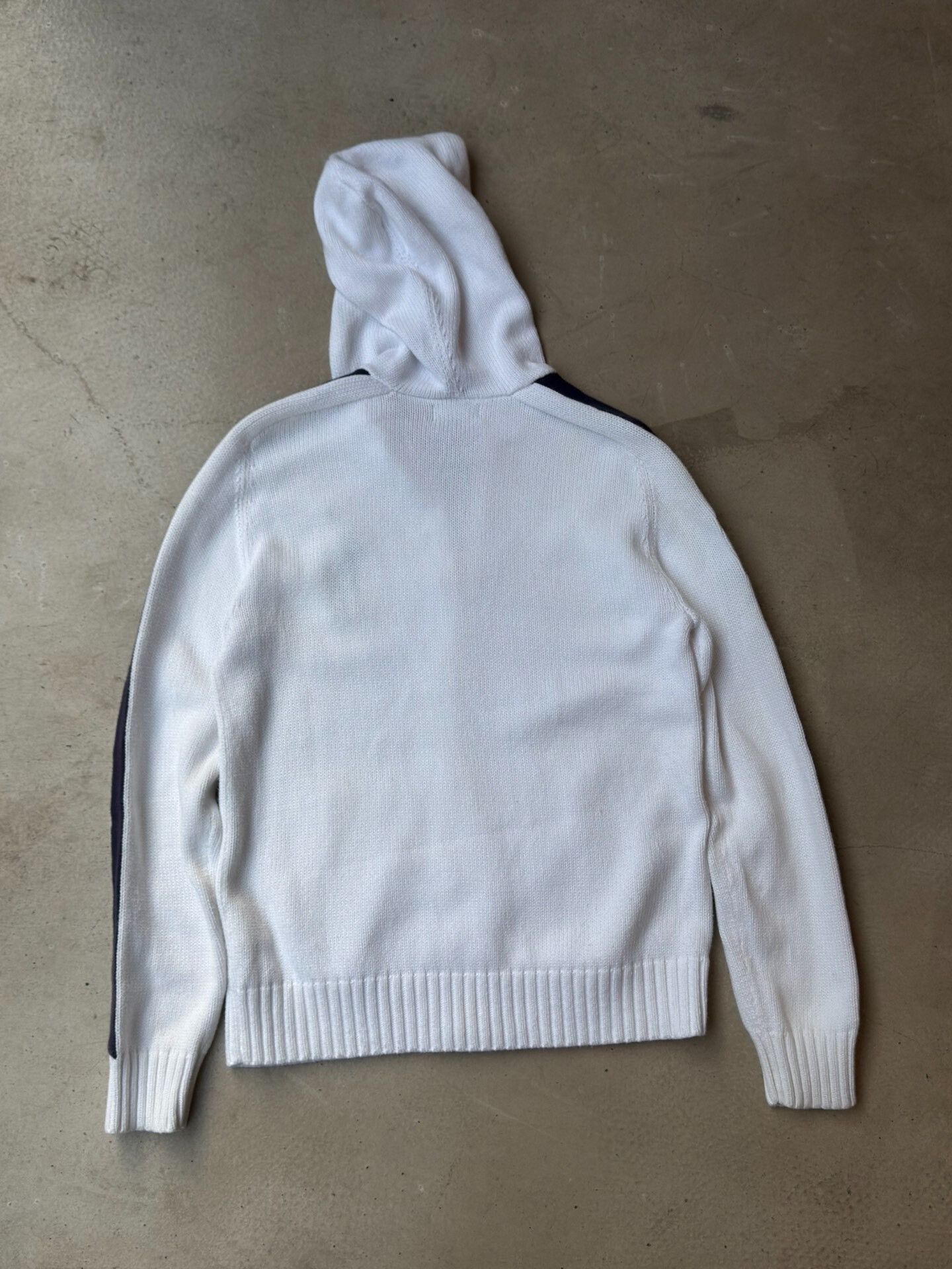 Vintage Vintage Ralph Lauren Hooded Knit Sweater Size US M / EU 48-50 / 2 - 2 Thumbnail