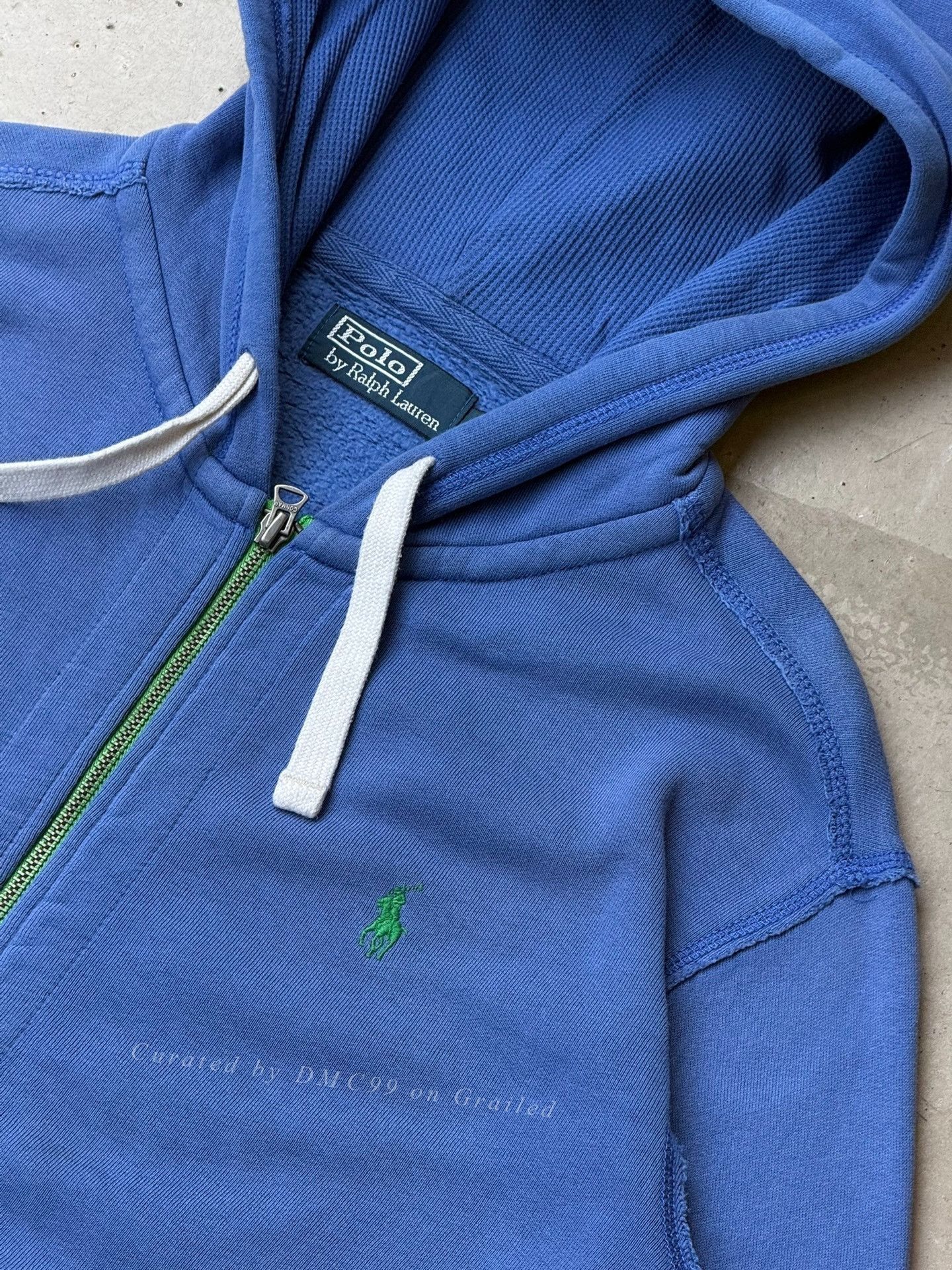 Vintage Vintage Ralph Lauren Hooded Sweatshirt Size US M / EU 48-50 / 2 - 2 Thumbnail