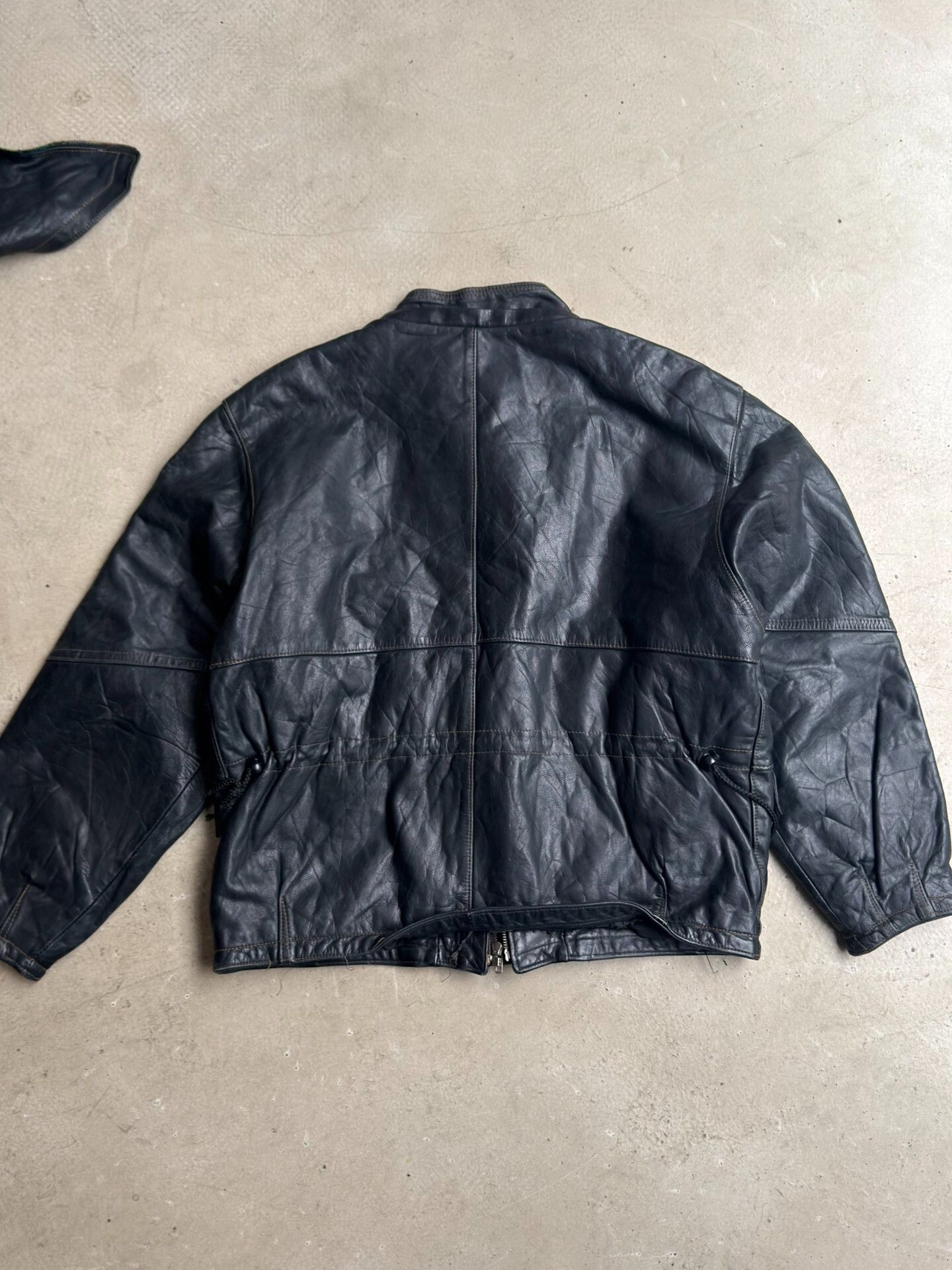 Vintage Vintage Firefighter Leather Jacket Lobster Clasp Size US L / EU 52-54 / 3 - 5 Thumbnail