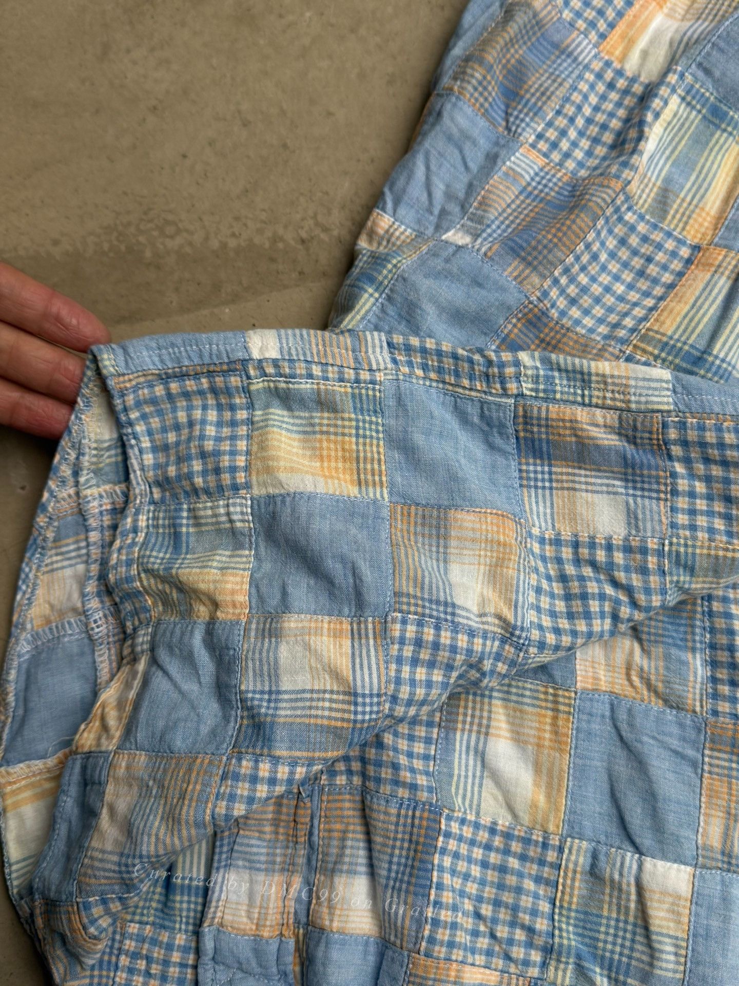 Vintage Vintage Chaps Ralph Lauren Patchwork Shirt Size US L / EU 52-54 / 3 - 4 Thumbnail