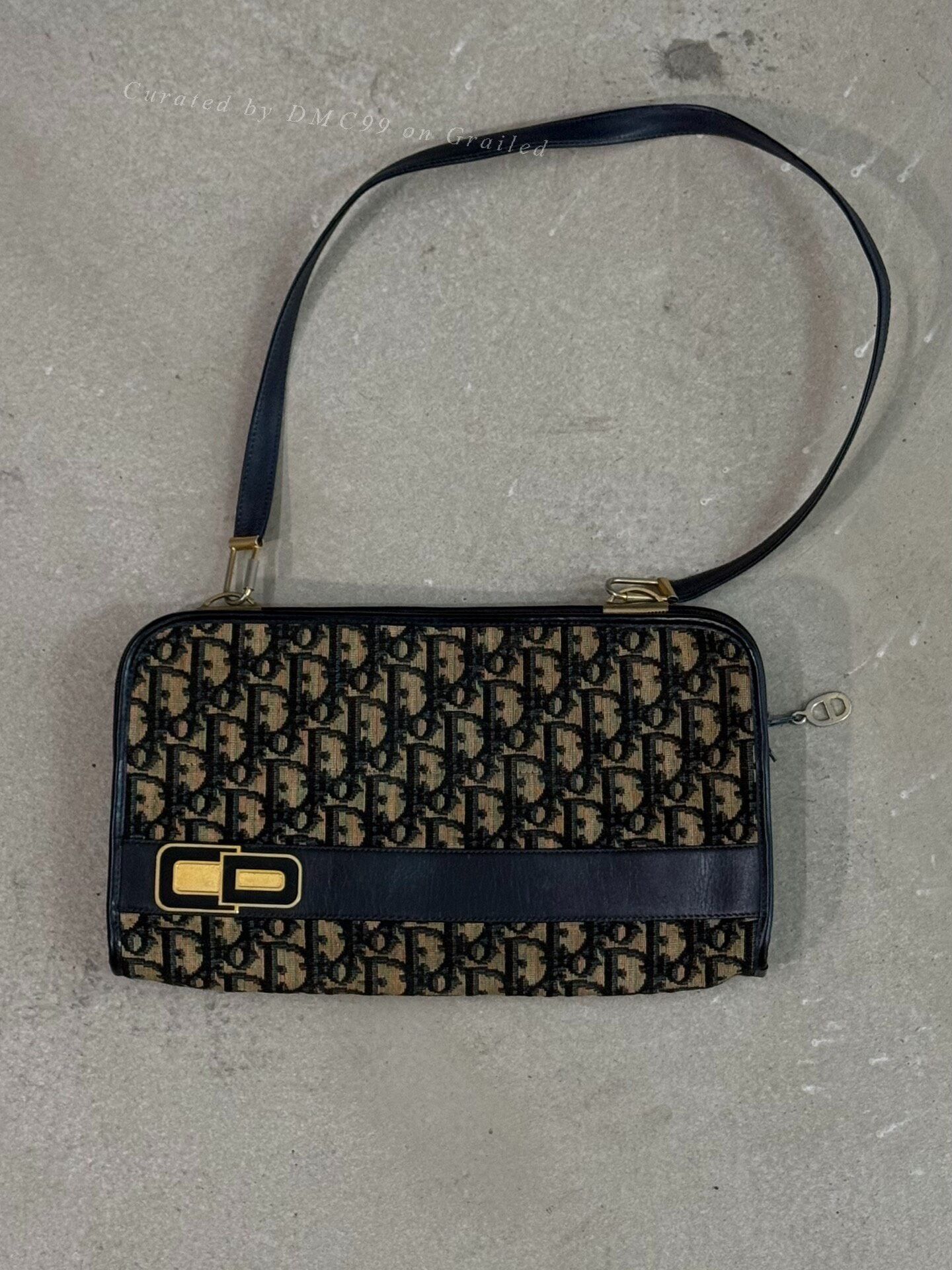 Vintage Vintage Dior Monogram Shoulder Bag Size ONE SIZE - 2 Thumbnail