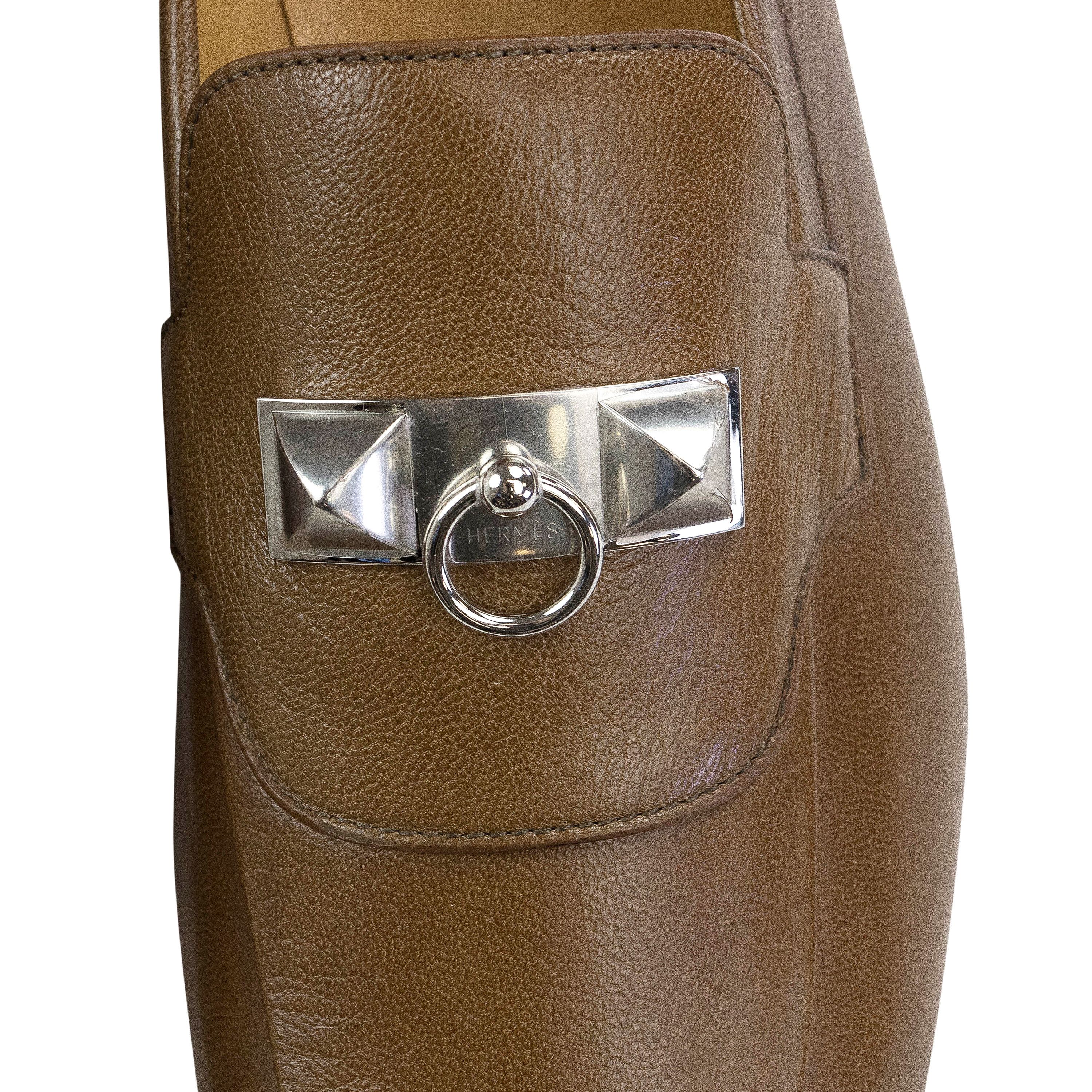 Hermes Blaise Loafer Natural Safari 7/40 Size US 7 / EU 40 - 7 Thumbnail