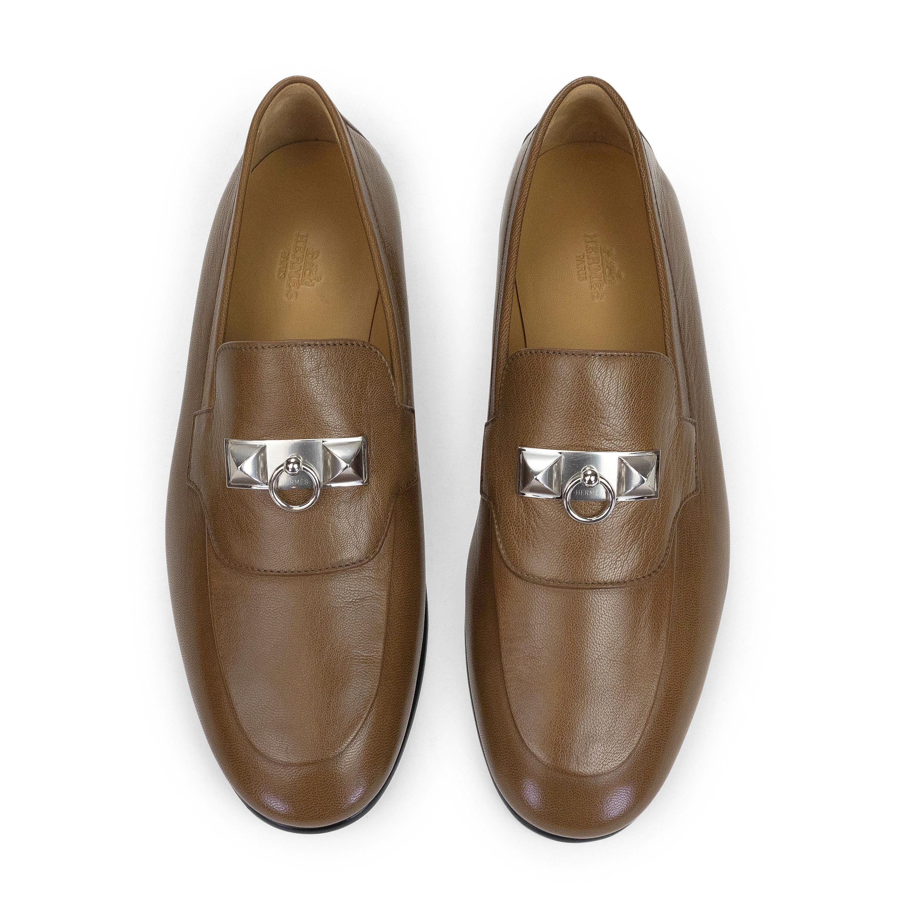 Hermes Blaise Loafer Natural Safari 7/40 Size US 7 / EU 40 - 4 Thumbnail
