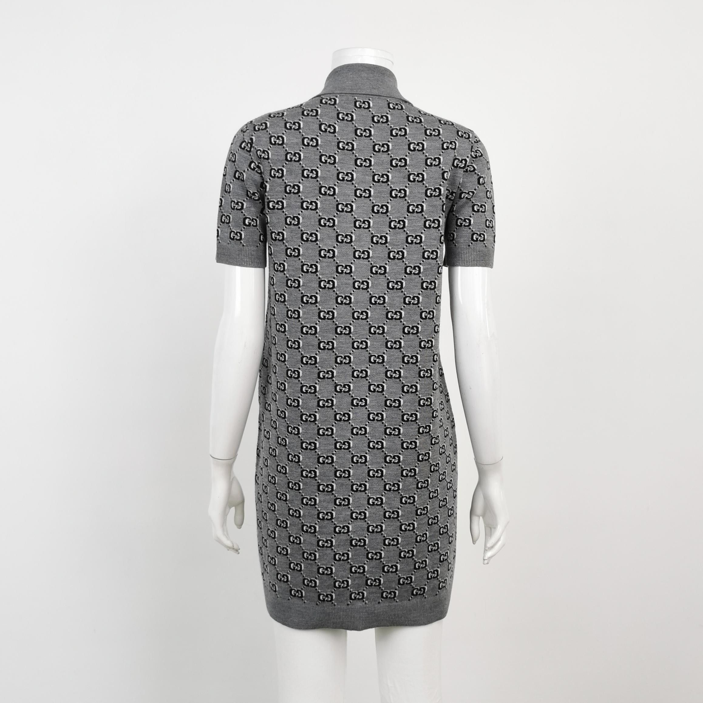 Gucci Gucci GG Logo Knit Dress Size XS Size XS / US 0-2 / IT 36-38 - 2 Thumbnail