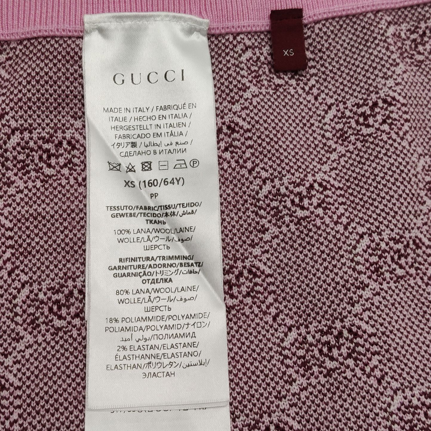 Gucci Gucci GG Monogram Knit Mini Skirt XS Size 26" / US 2 / IT 38 - 5 Thumbnail