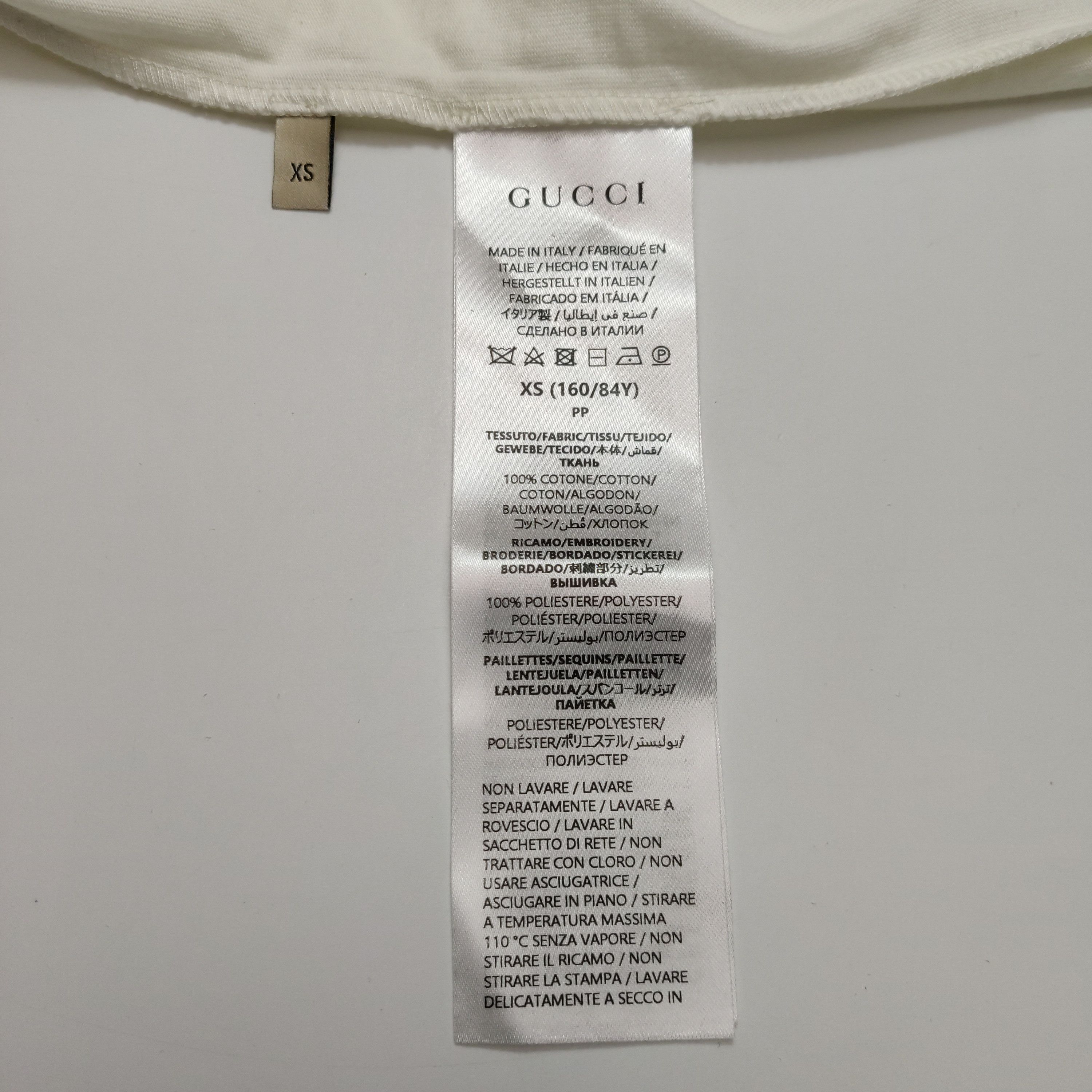 Gucci Gucci Extra Gucci Logo Sequin T-Shirt Size XS Size XS / US 0-2 / IT 36-38 - 6 Thumbnail