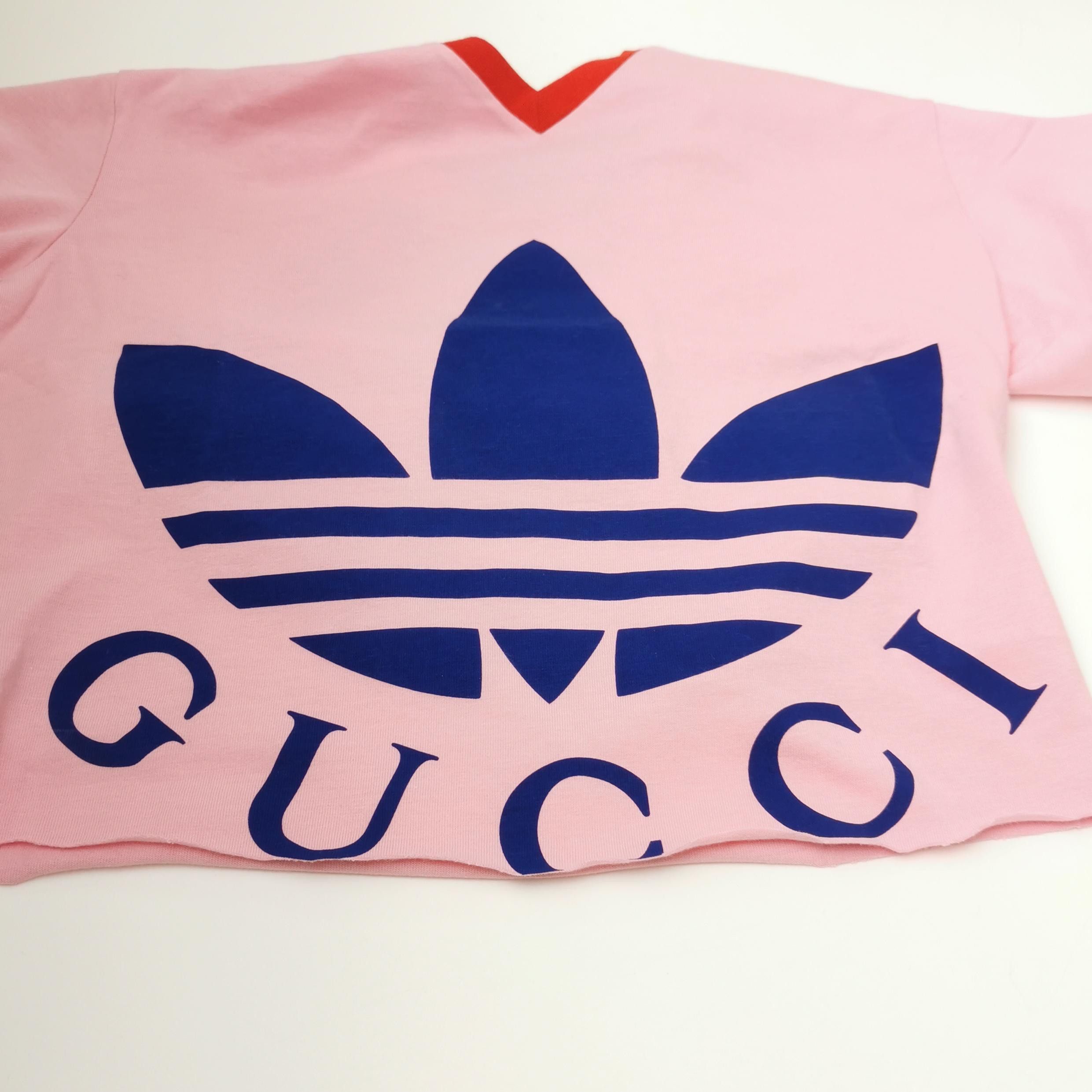 Gucci Gucci x Adidas Logo T-Shirt Size XS Size XS / US 0-2 / IT 36-38 - 3 Thumbnail