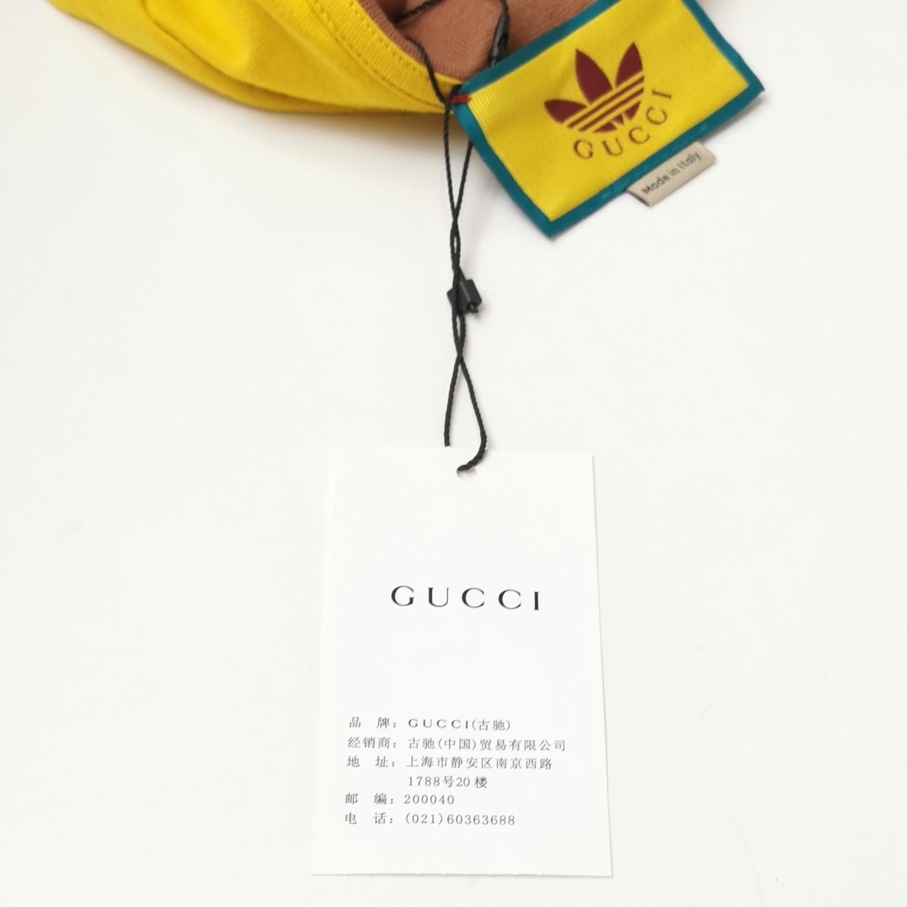 Gucci Gucci x Adidas Logo V-Neck T-Shirt Size XS Size XS / US 0-2 / IT 36-38 - 4 Thumbnail