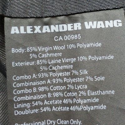 Alexander Wang Alexander Wang Wool Blend Hooded Jacket Size 4 Size S / US 4 / IT 40 - 6 Thumbnail
